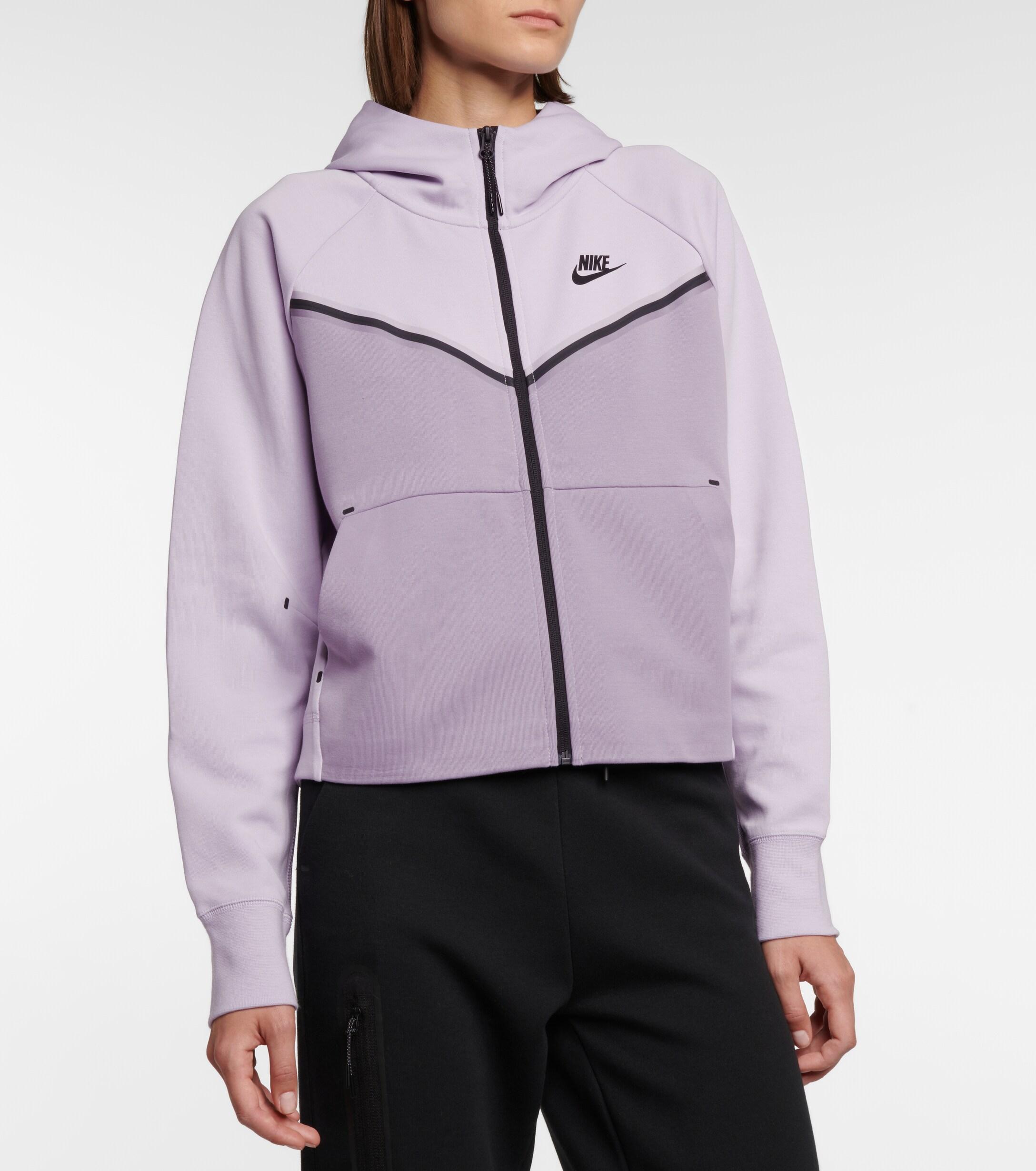 Nike Tech-fleece Windrunner Jacket in Purple | Lyst