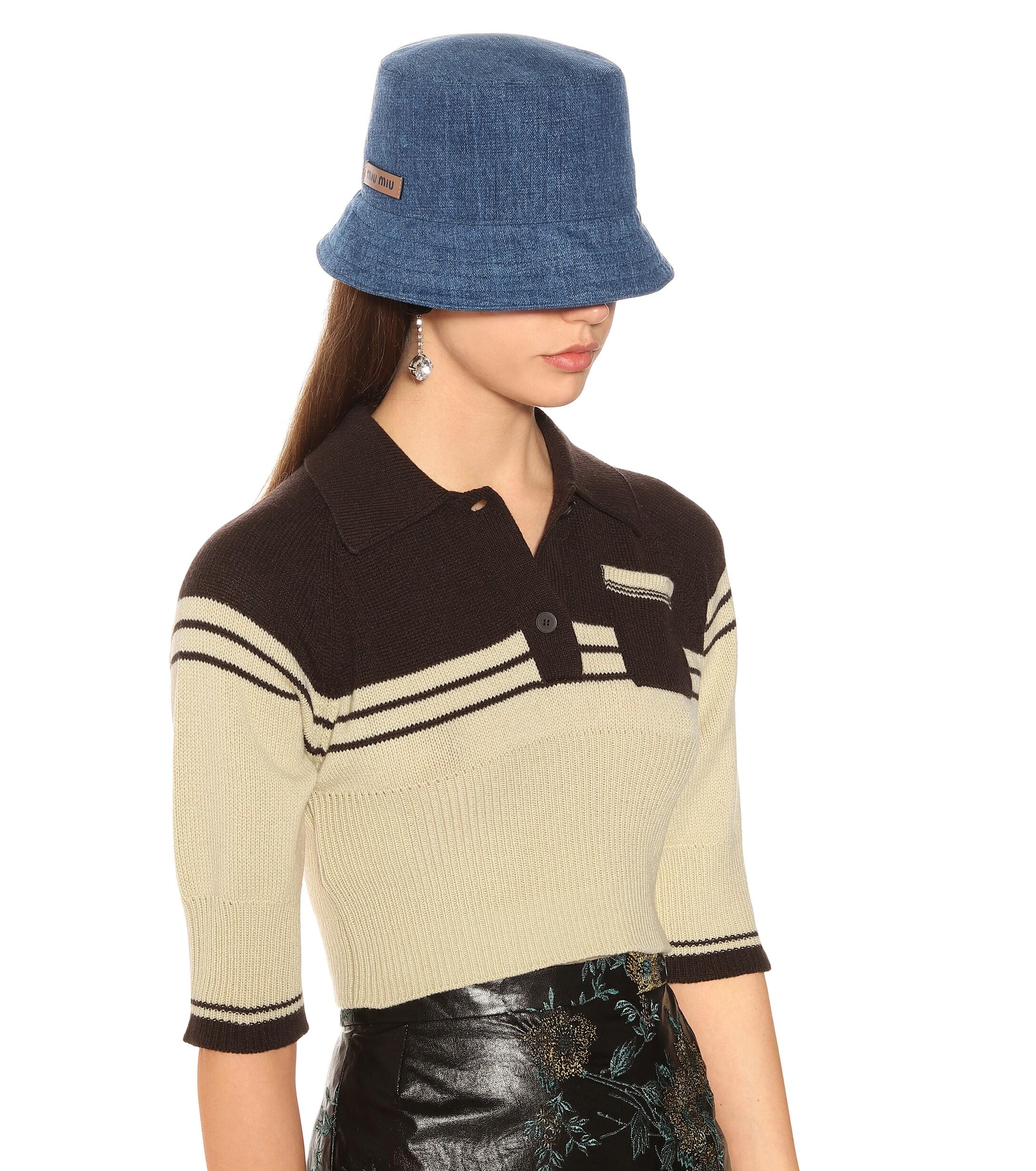 miu miu bucket hat