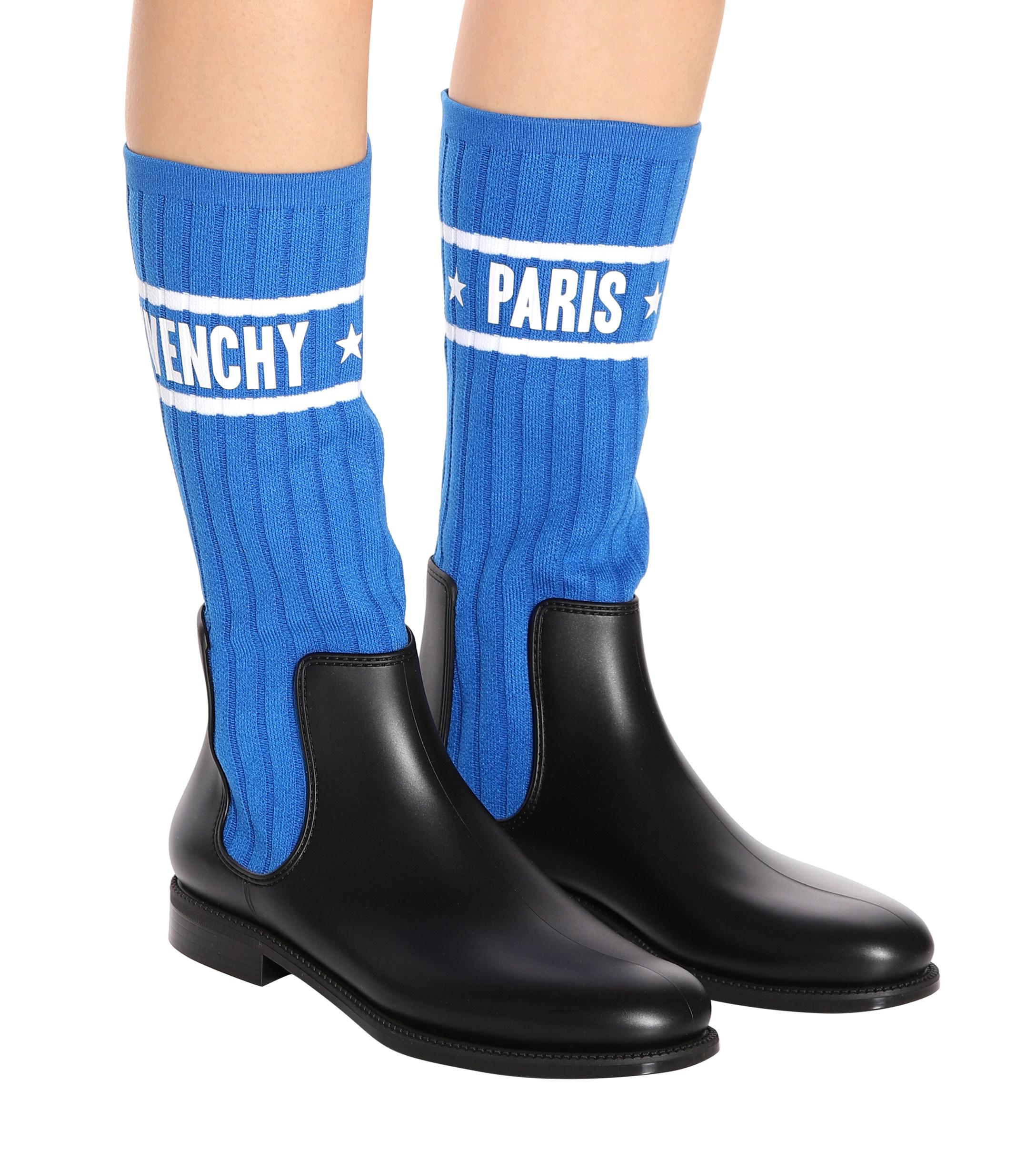 givenchy sock boots blue
