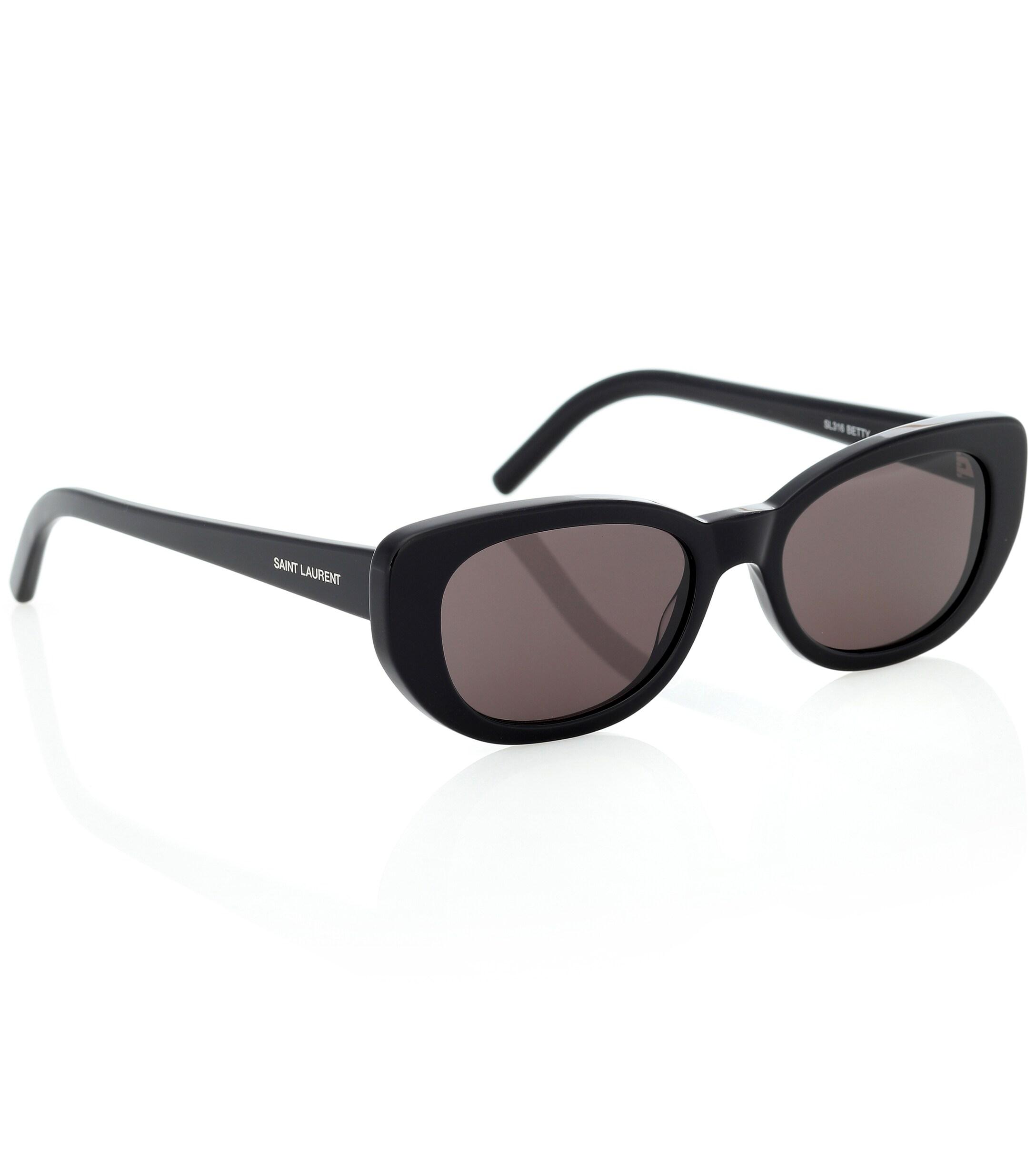 Saint Laurent Synthetik Sonnenbrille Betty in Schwarz Damen Accessoires Sonnenbrillen 