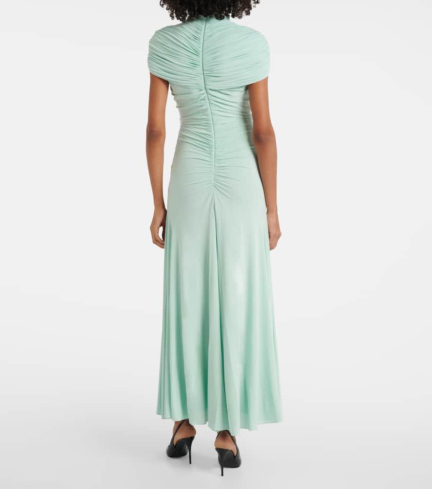 alaia green dress ALAÏA GREEN A-LINE DRESS main image 0