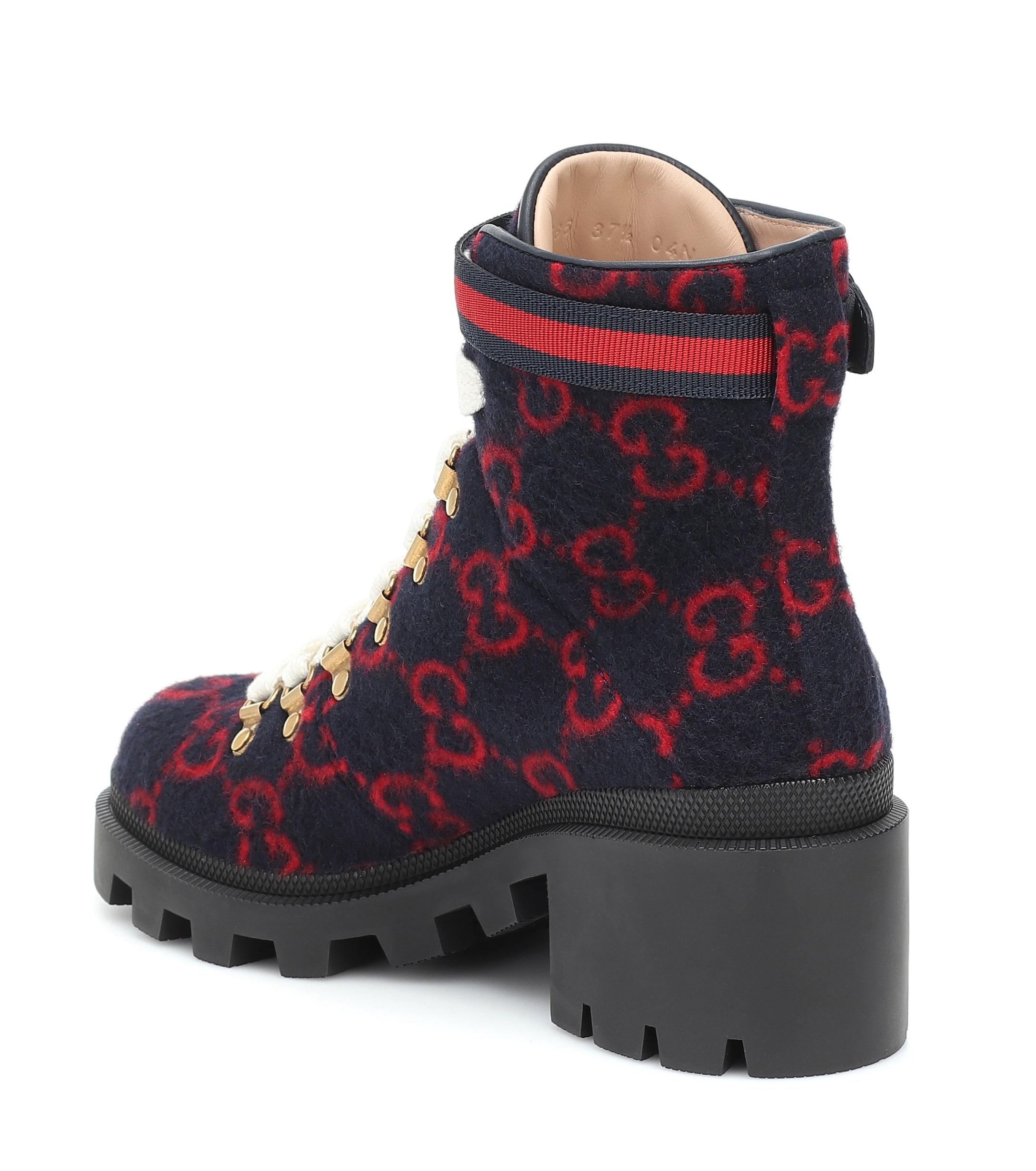 gucci blue boots