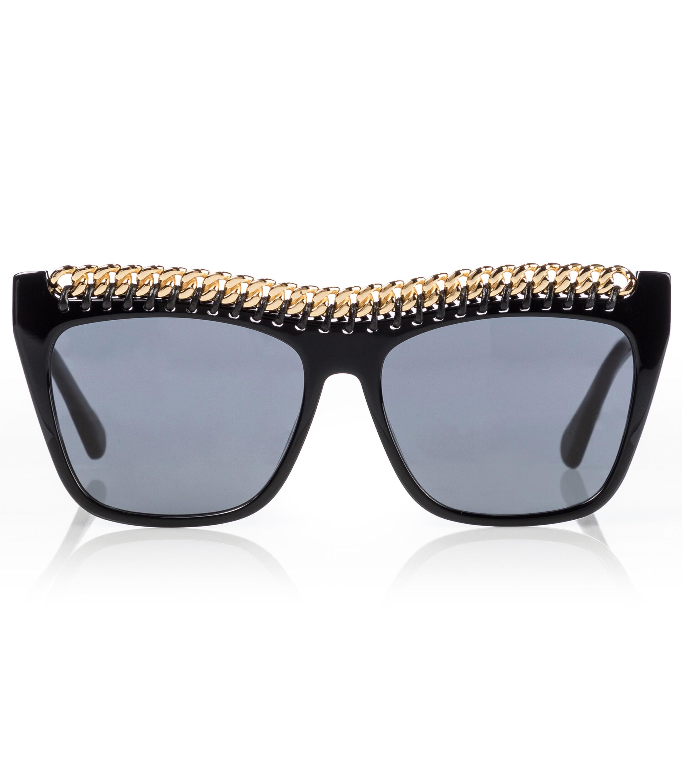 Stella mccartney black layered preppy sunglasses Clearance
