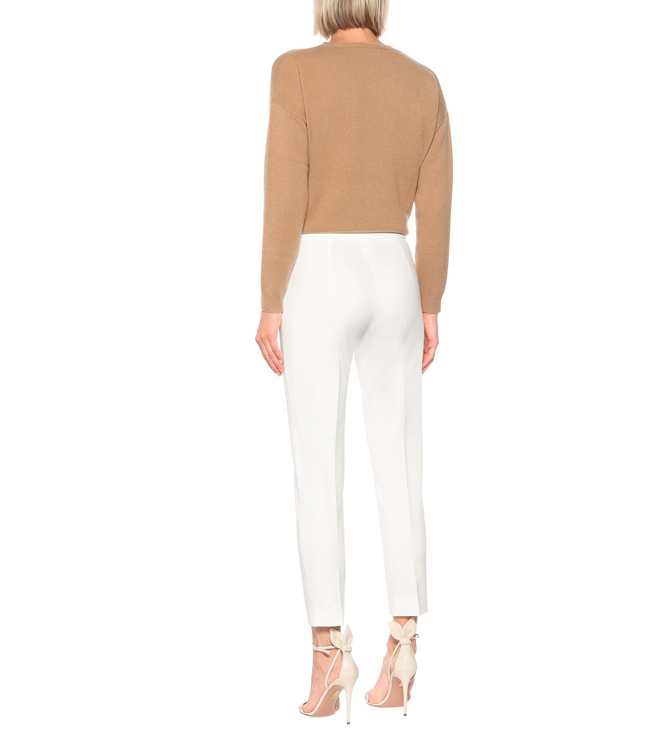 max mara white jeans
