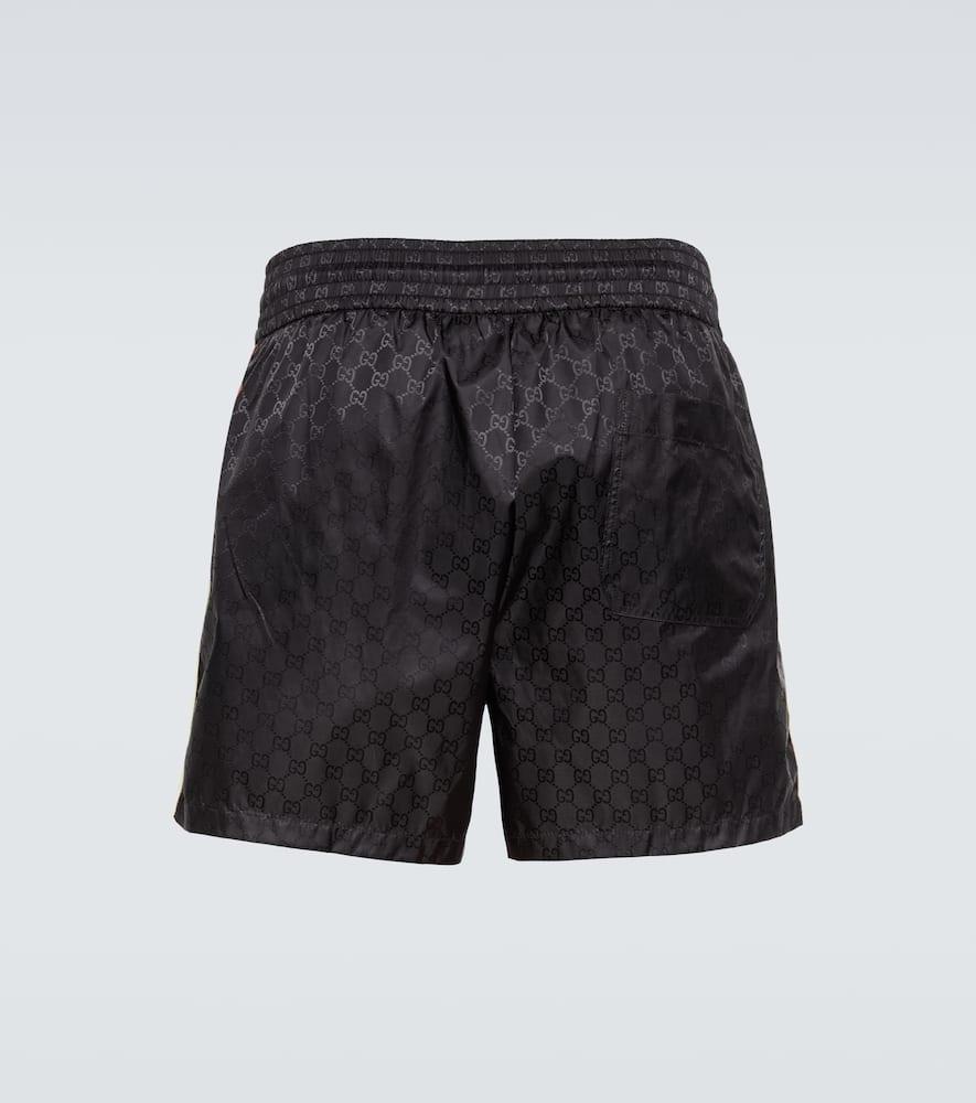 Gucci Gg Jacquard Swim Shorts in Black for Men Lyst