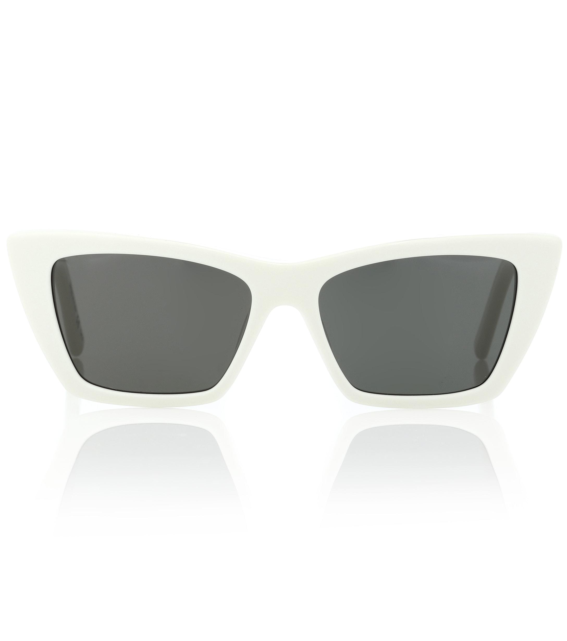 ysl white sunglasses
