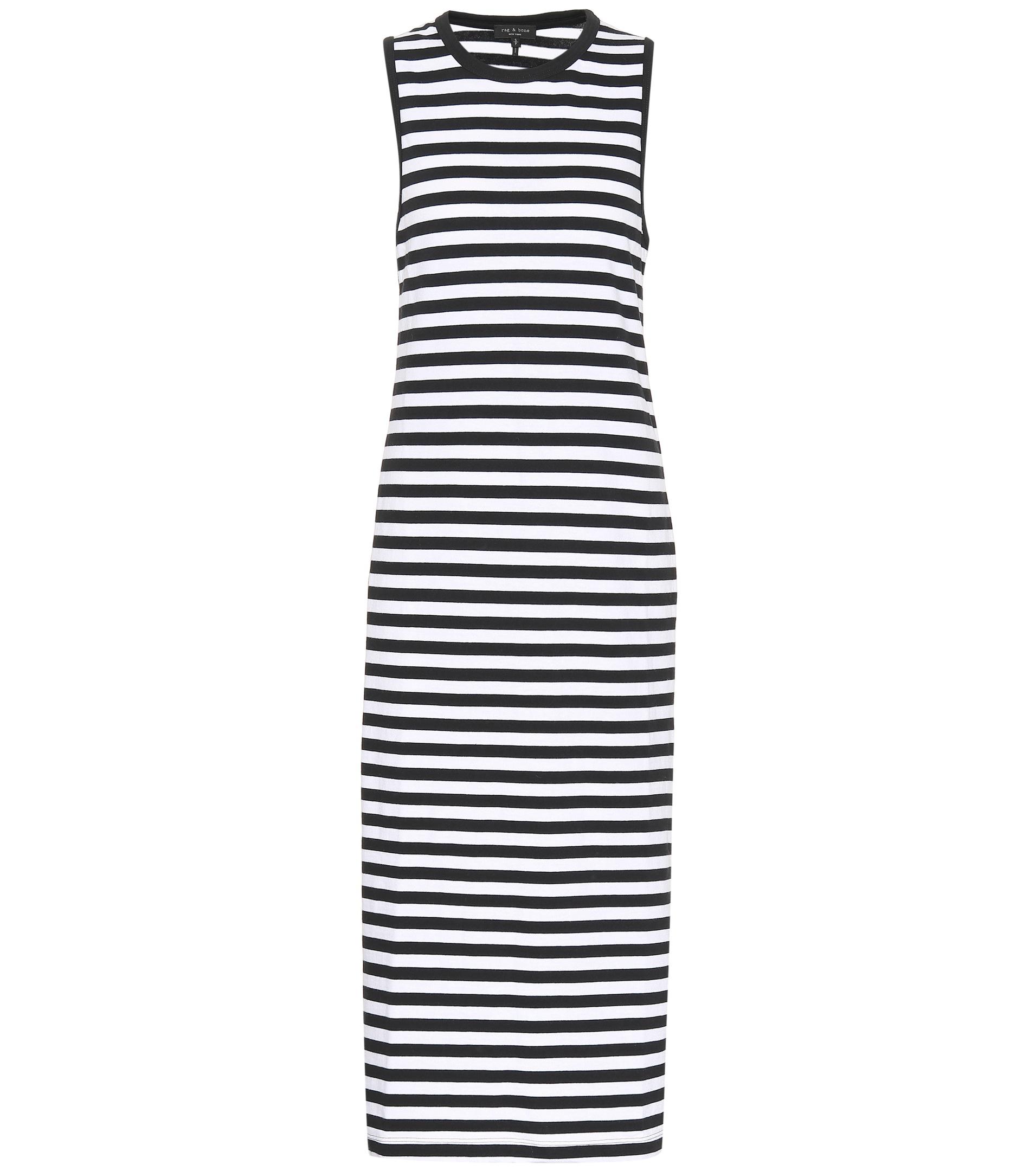 Rag & Bone Brit Cotton Dress in Blue - Lyst
