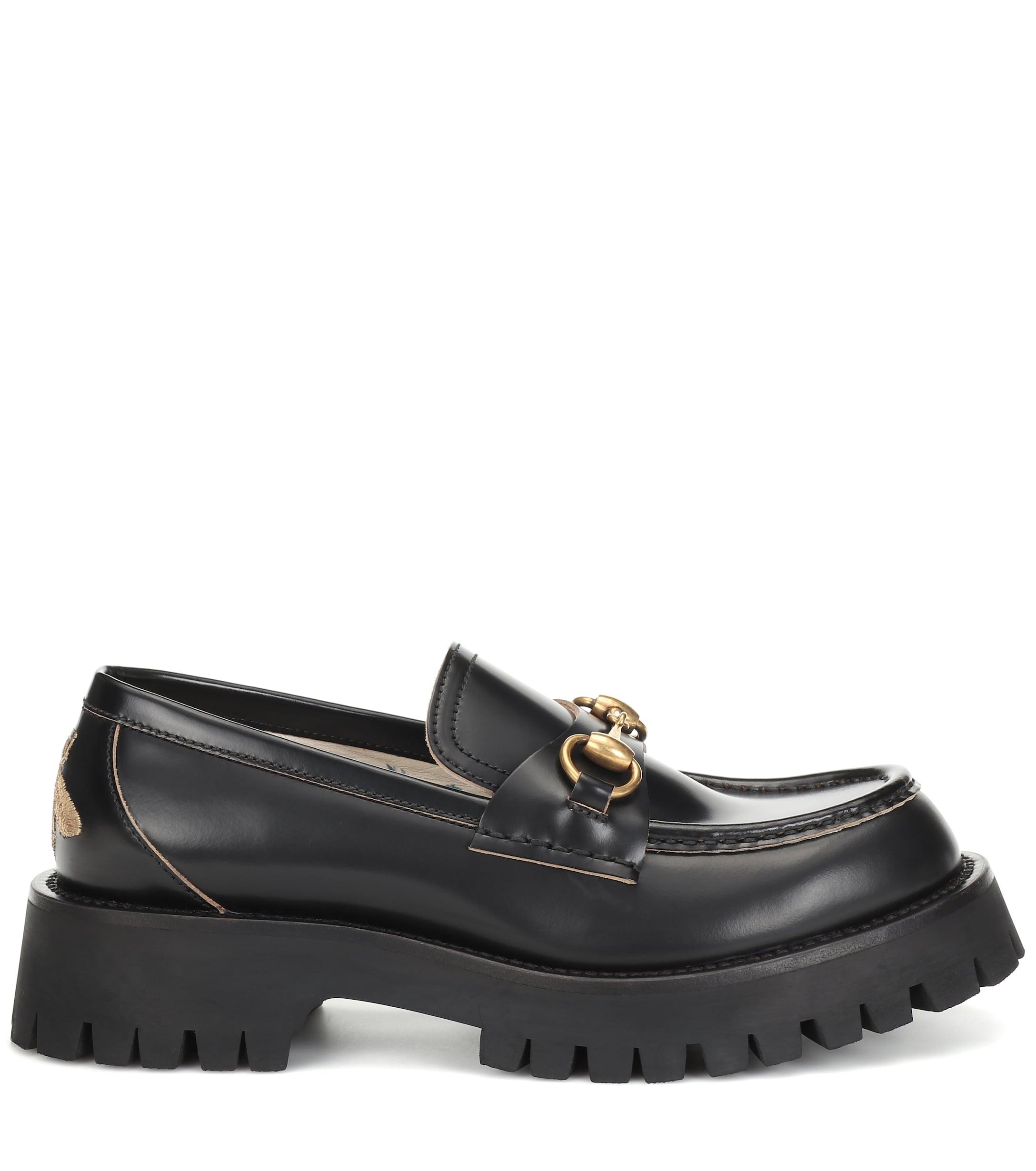 gucci classic lug sole moccasin