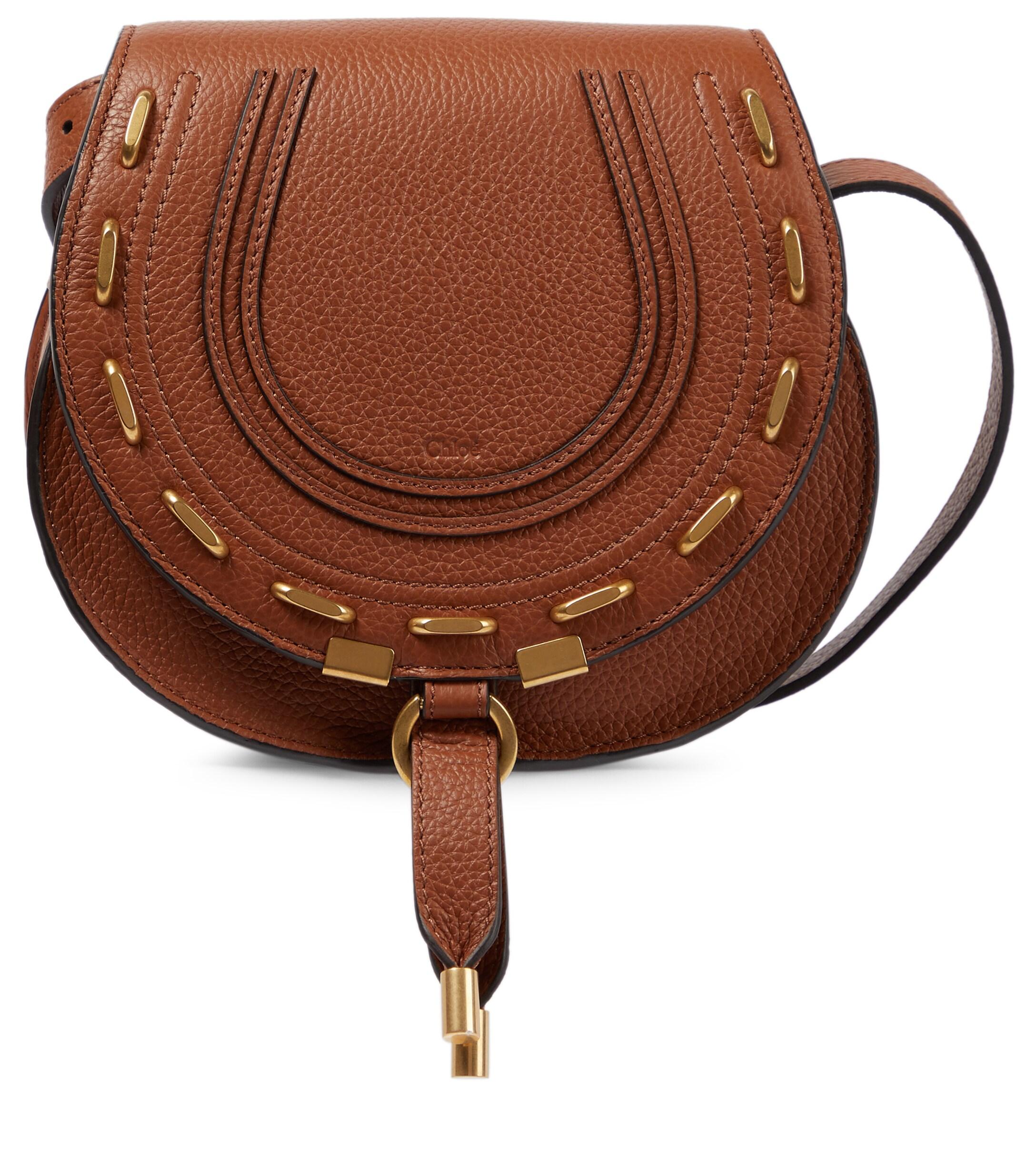 Bolso cruzado Marcie Small de piel Chloé de Cuero de color Marrón | Lyst