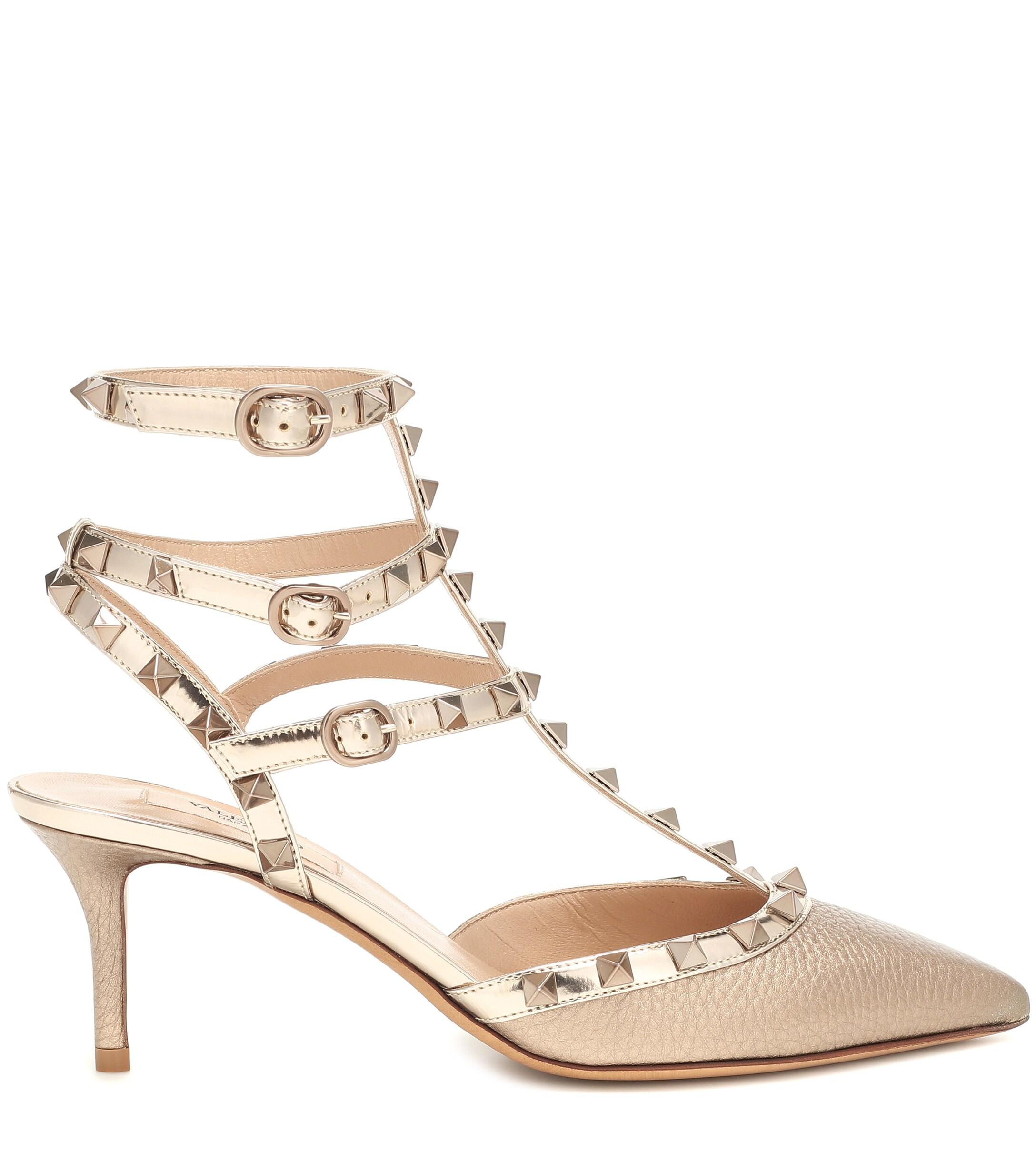 valentino rockstud platinum