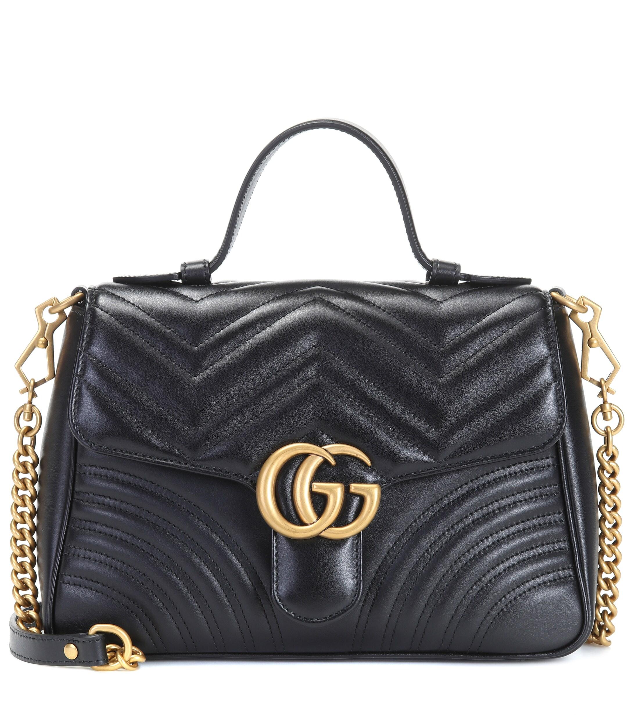 Gucci Gg Marmont Small Quilted Leather Shoulder Bag in Black - Save 29% - Lyst