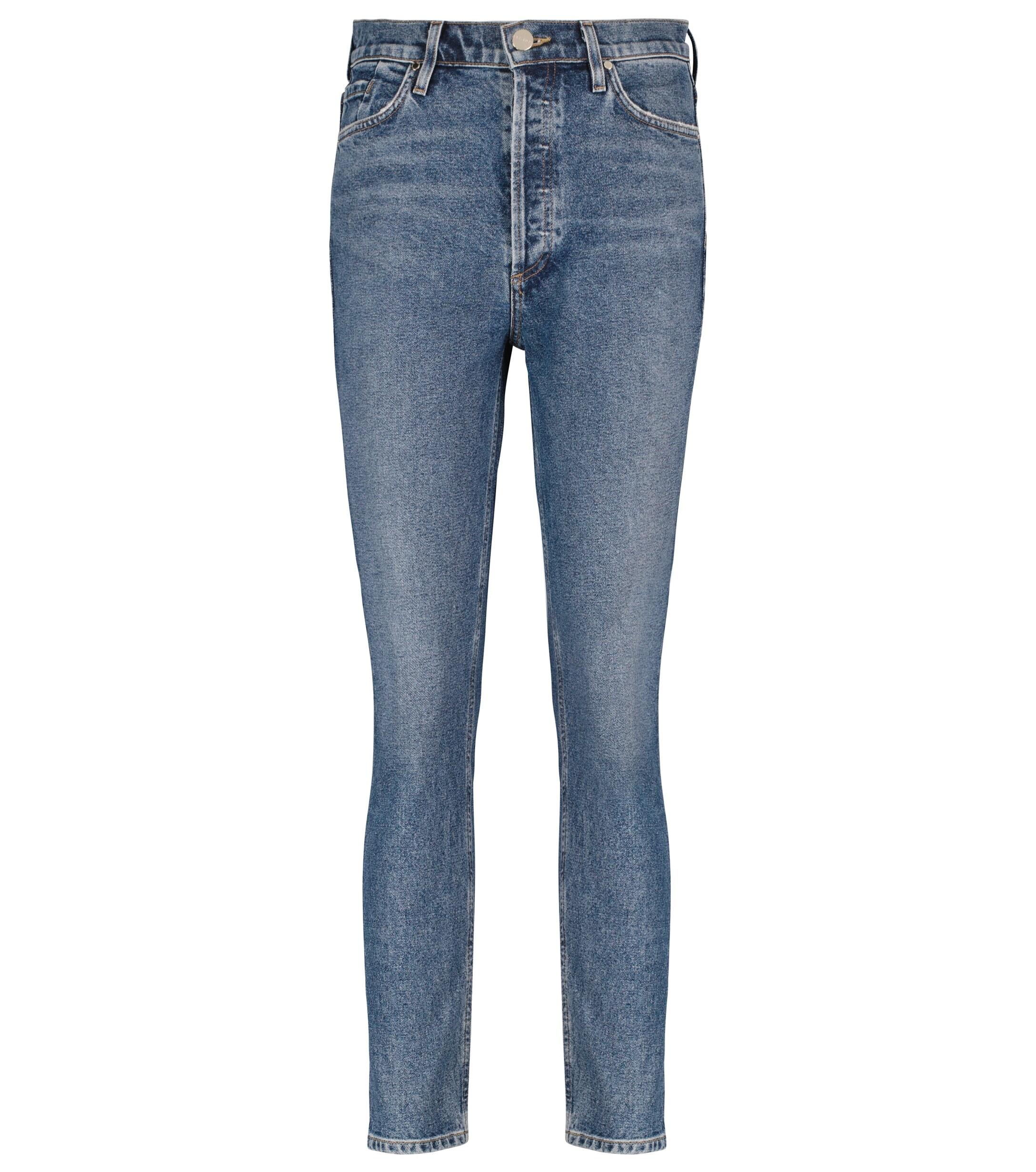 Goldsign Denim The High-rise Slim Jeans in Blue - Lyst