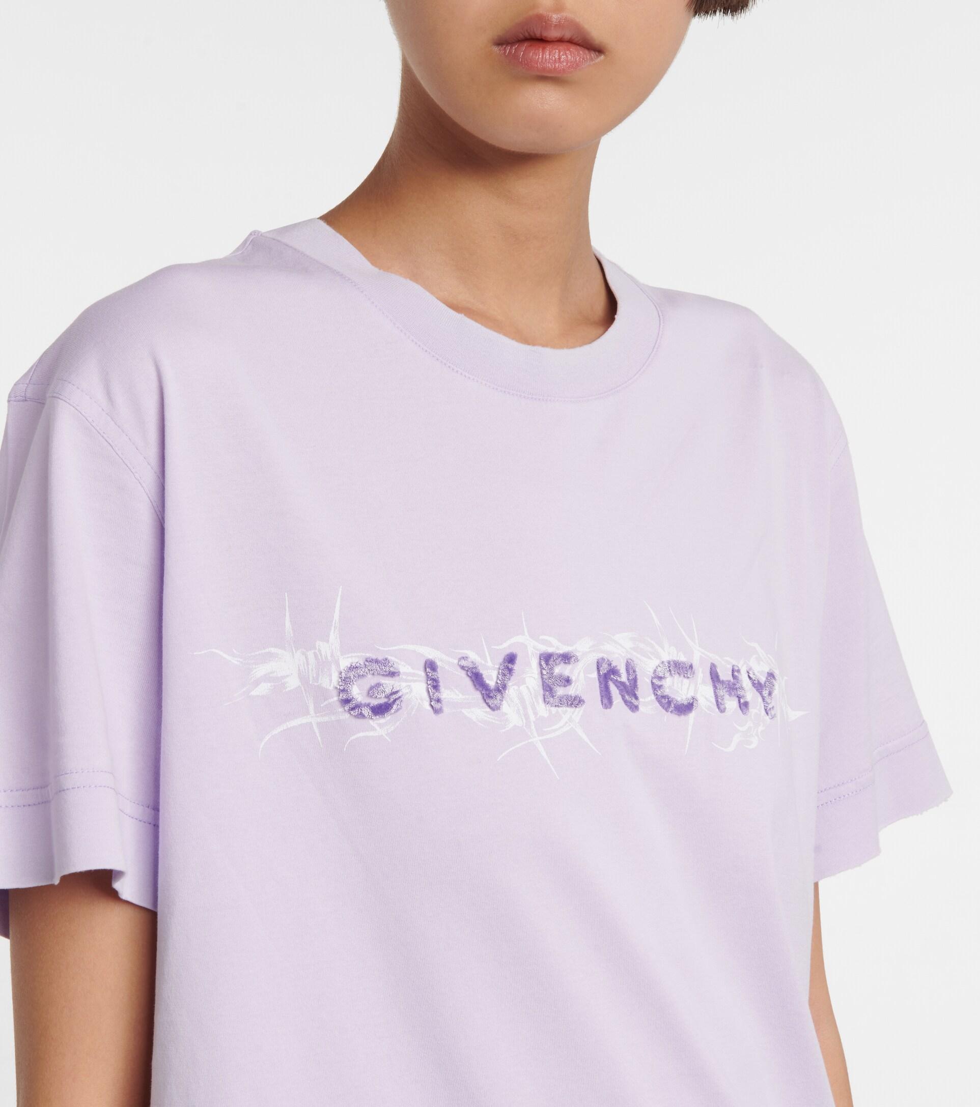 Givenchy Logo Cotton Jersey T-shirt in 