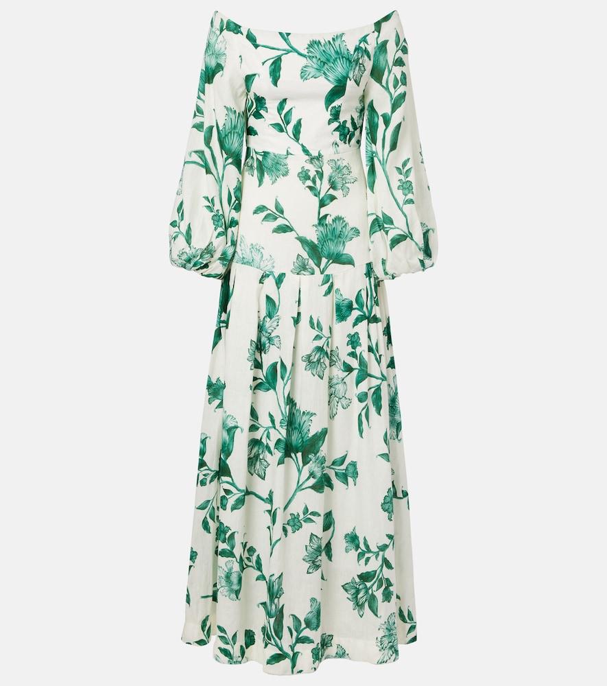 slim fit dress slacks Verano Mosquetero Midi Dress