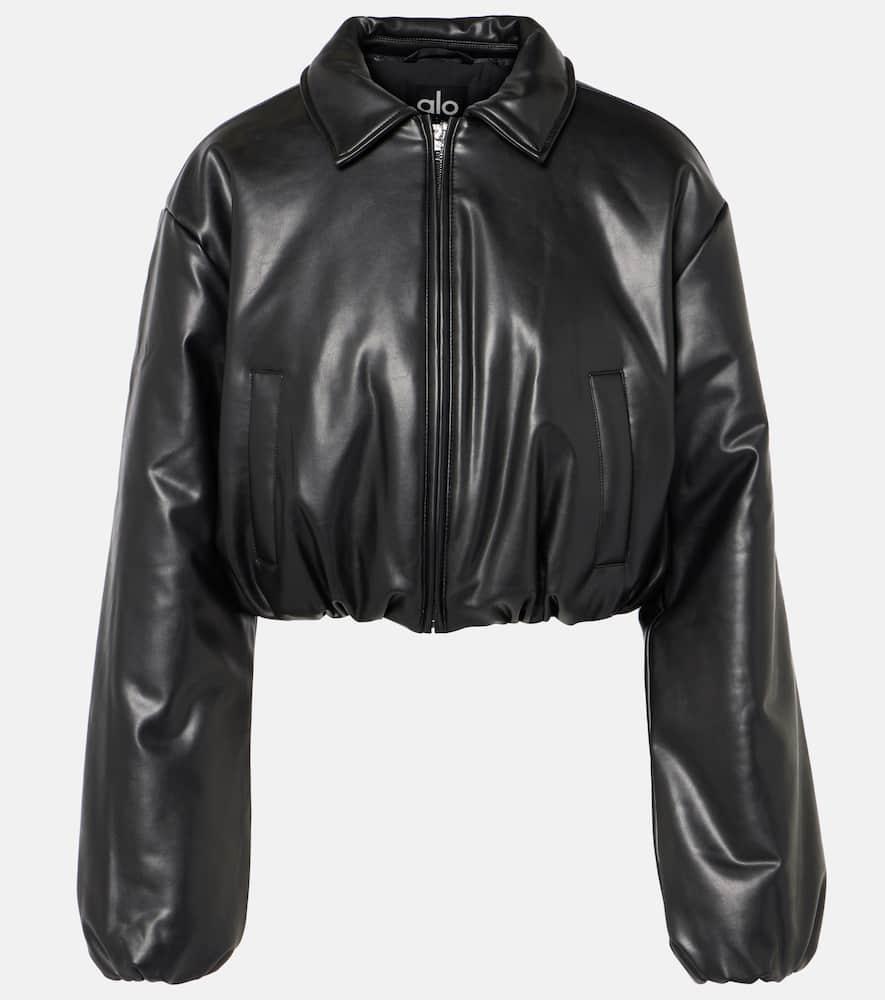 alo-yoga-black-Premier-Faux-