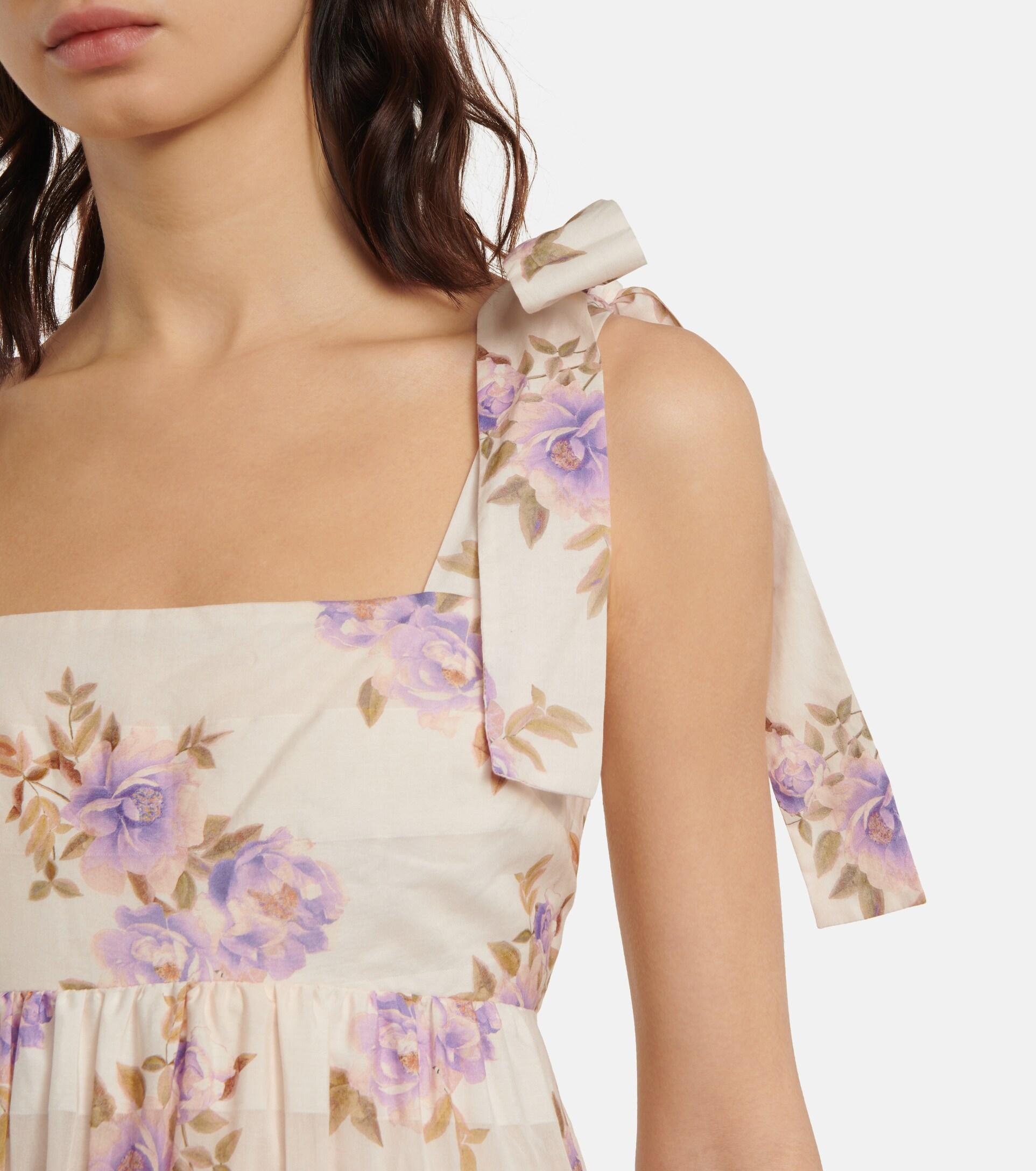 Zimmermann primrose crinkle clearance dress