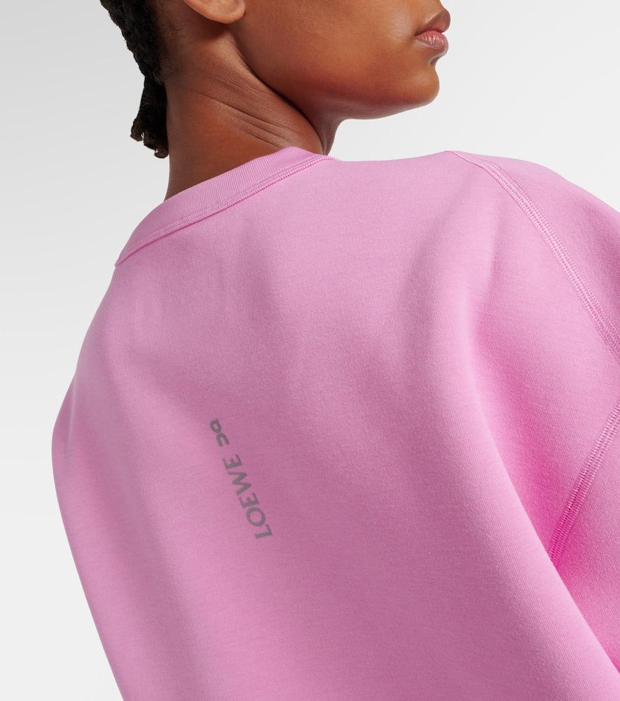 Loewe X On Logo Jersey Sweatshirt in Pink | Lyst