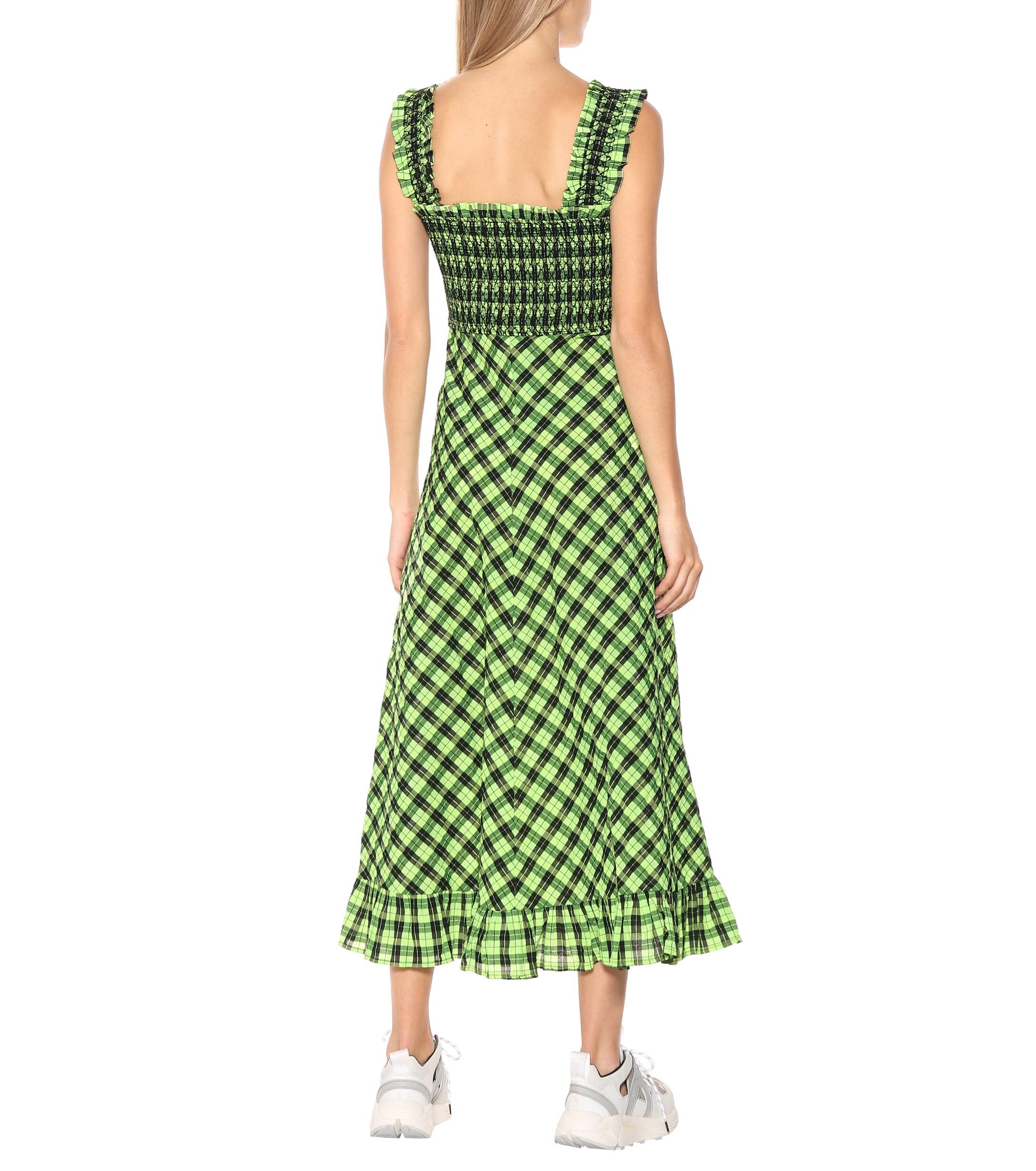 Green Seersucker Dress Online Shop, UP ...