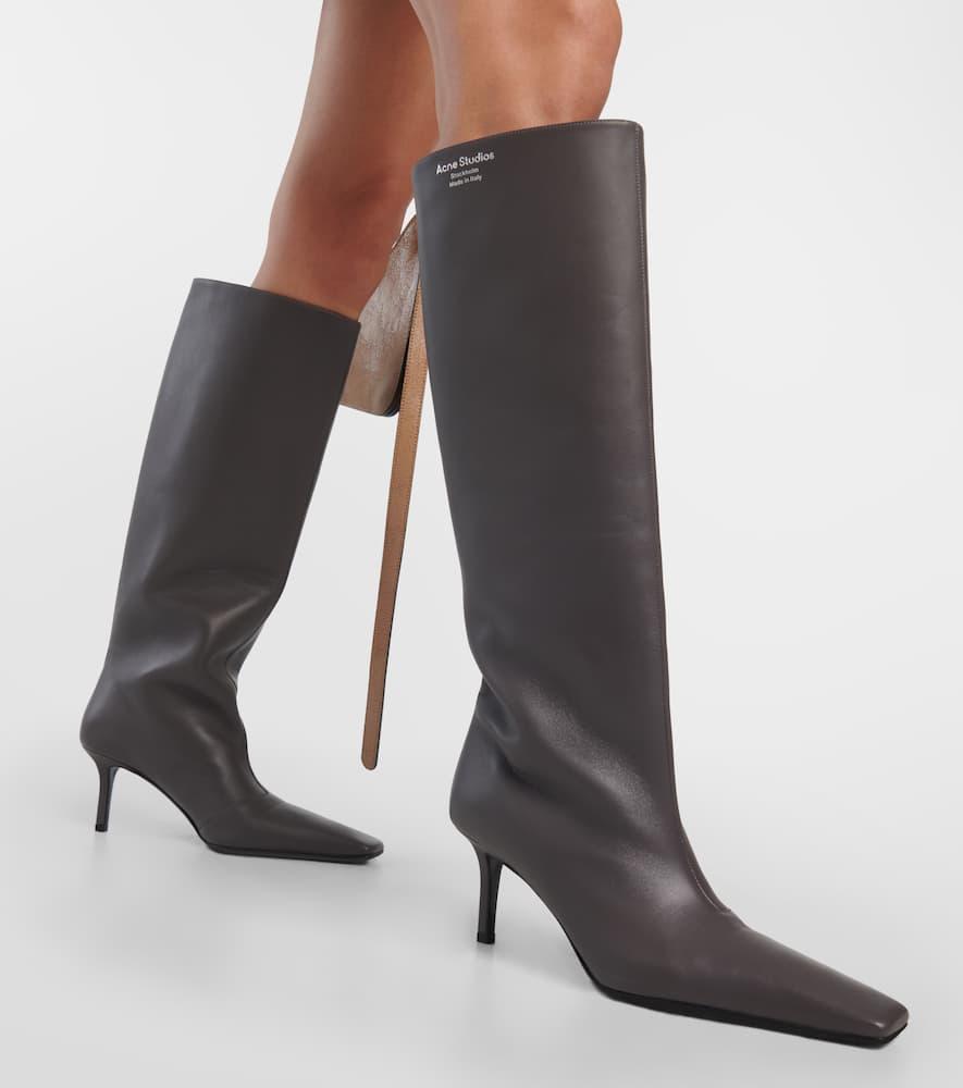 Acne leather cheap boots