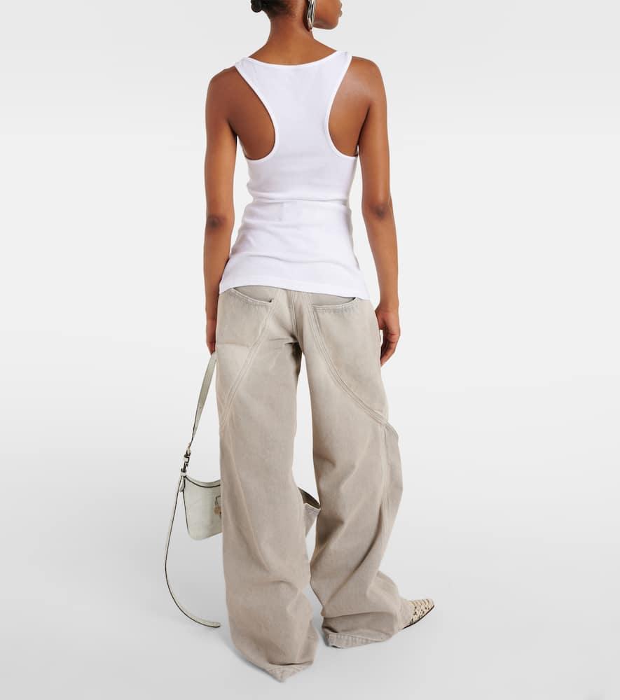 Y. Project Cotton Jersey Tank Top in White | Lyst