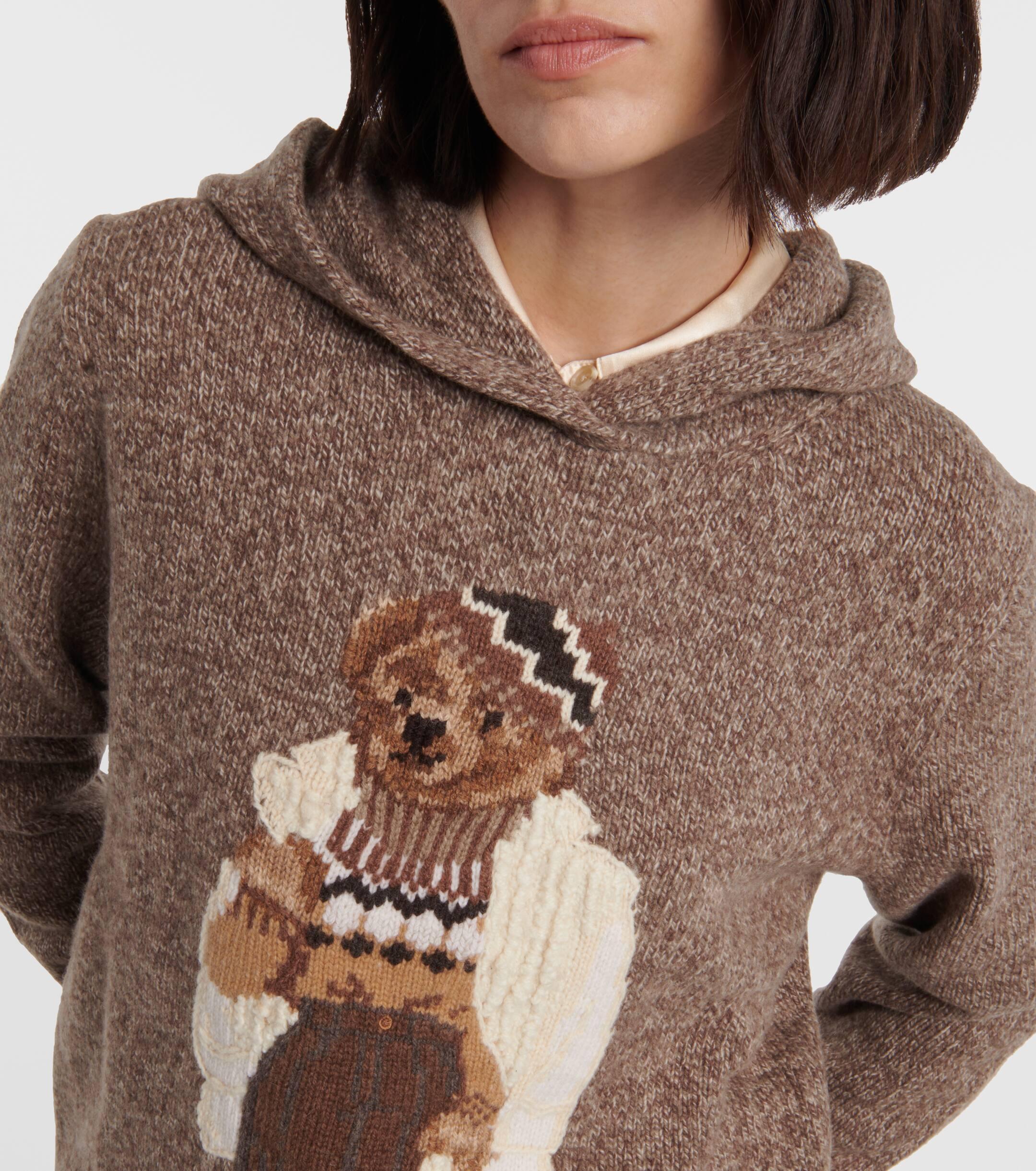 Ralph lauren bear knit new arrivals
