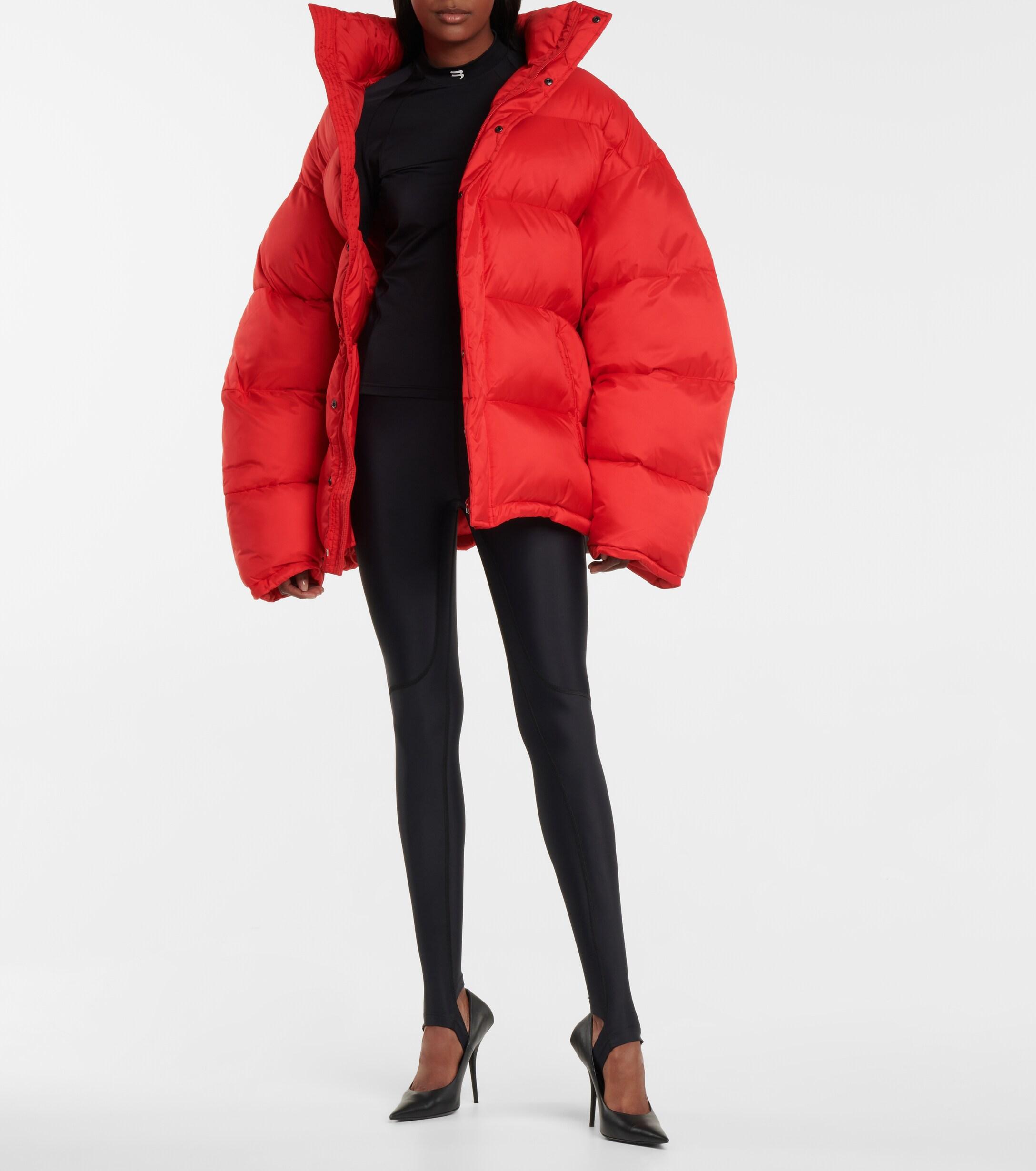 red balenciaga jacket