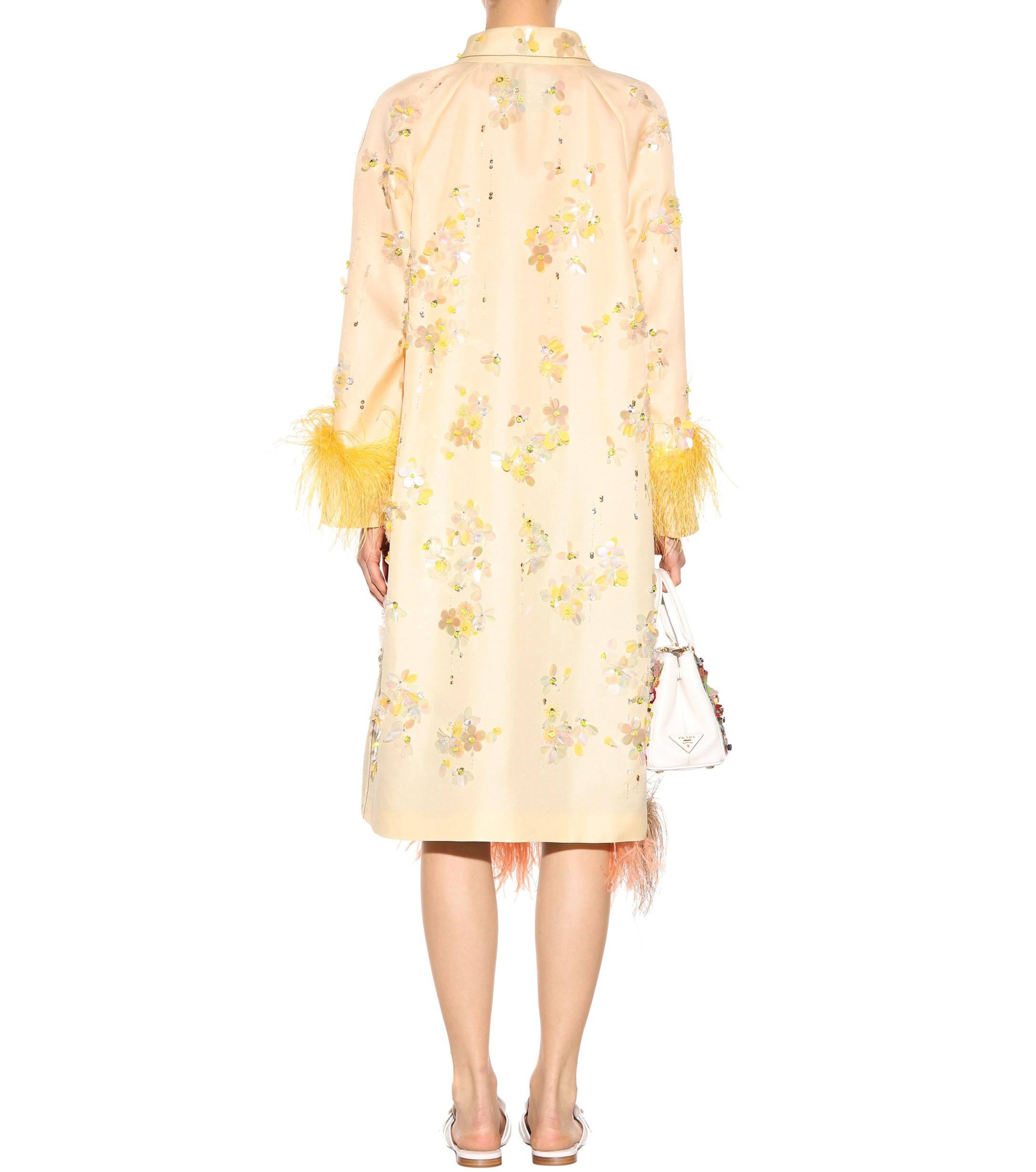 prada feather jacket