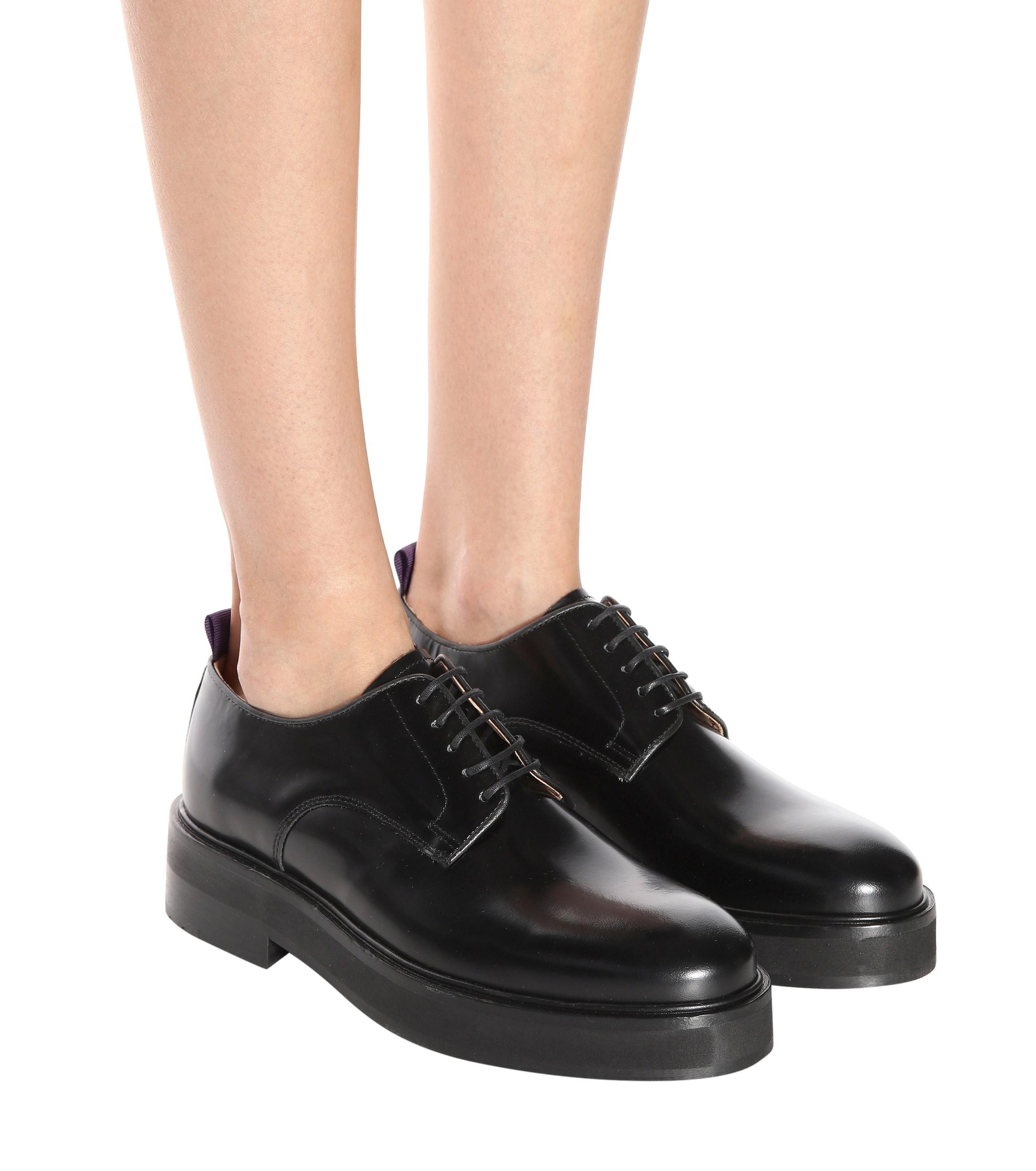 Eytys Kingston Leather Shoes in Black - Lyst