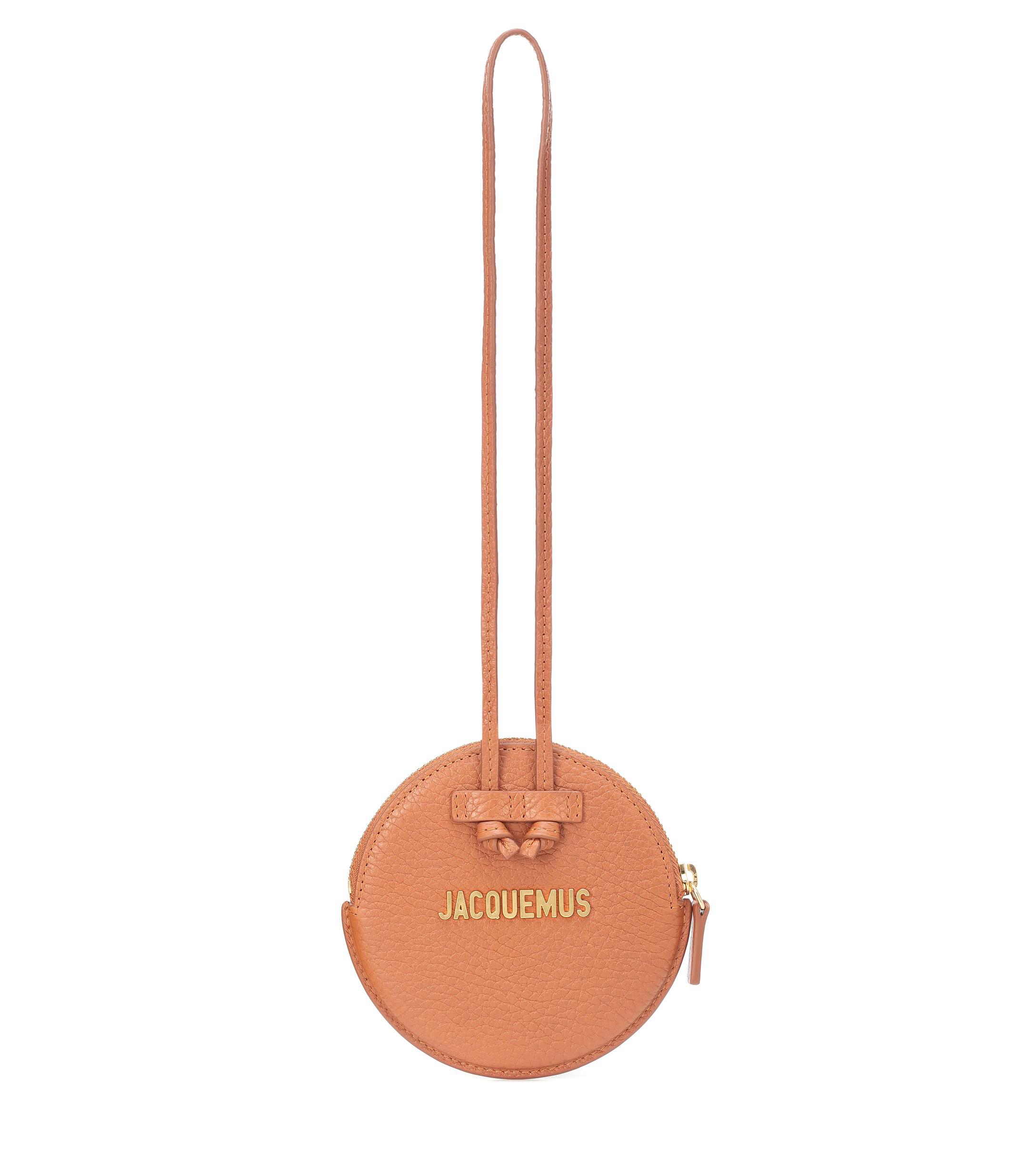 Jacquemus Le Pitchou Leather Coin Purse in Brown Leather (Brown) Lyst