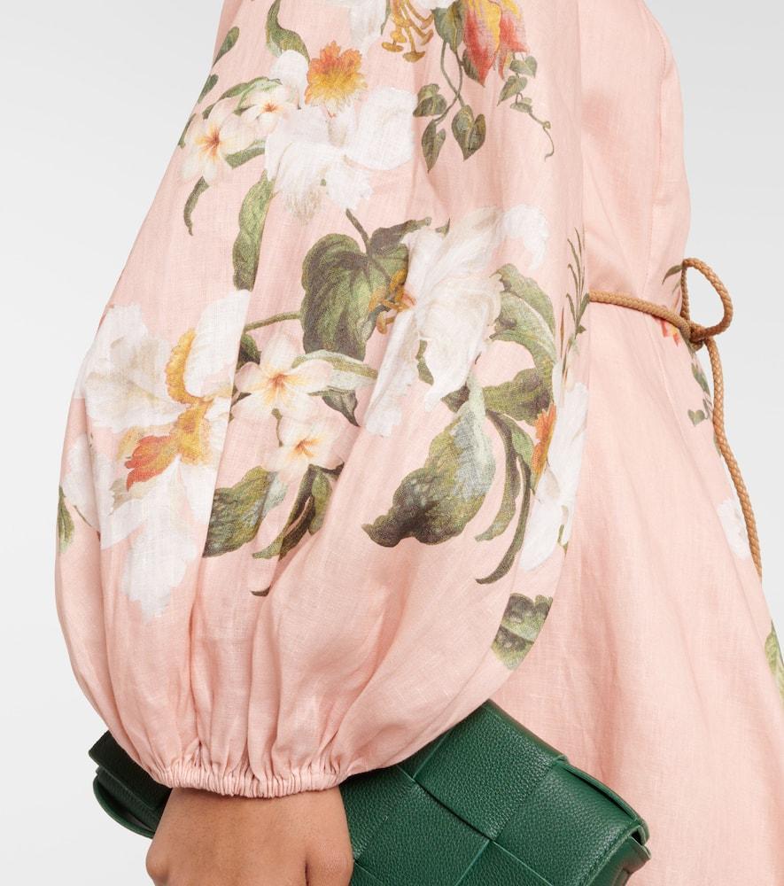 Zimmermann Lexi Floral Linen Maxi Dress in Natural | Lyst Zimmermann Lexi Floral Linen Maxi Dress in Natural | Lyst