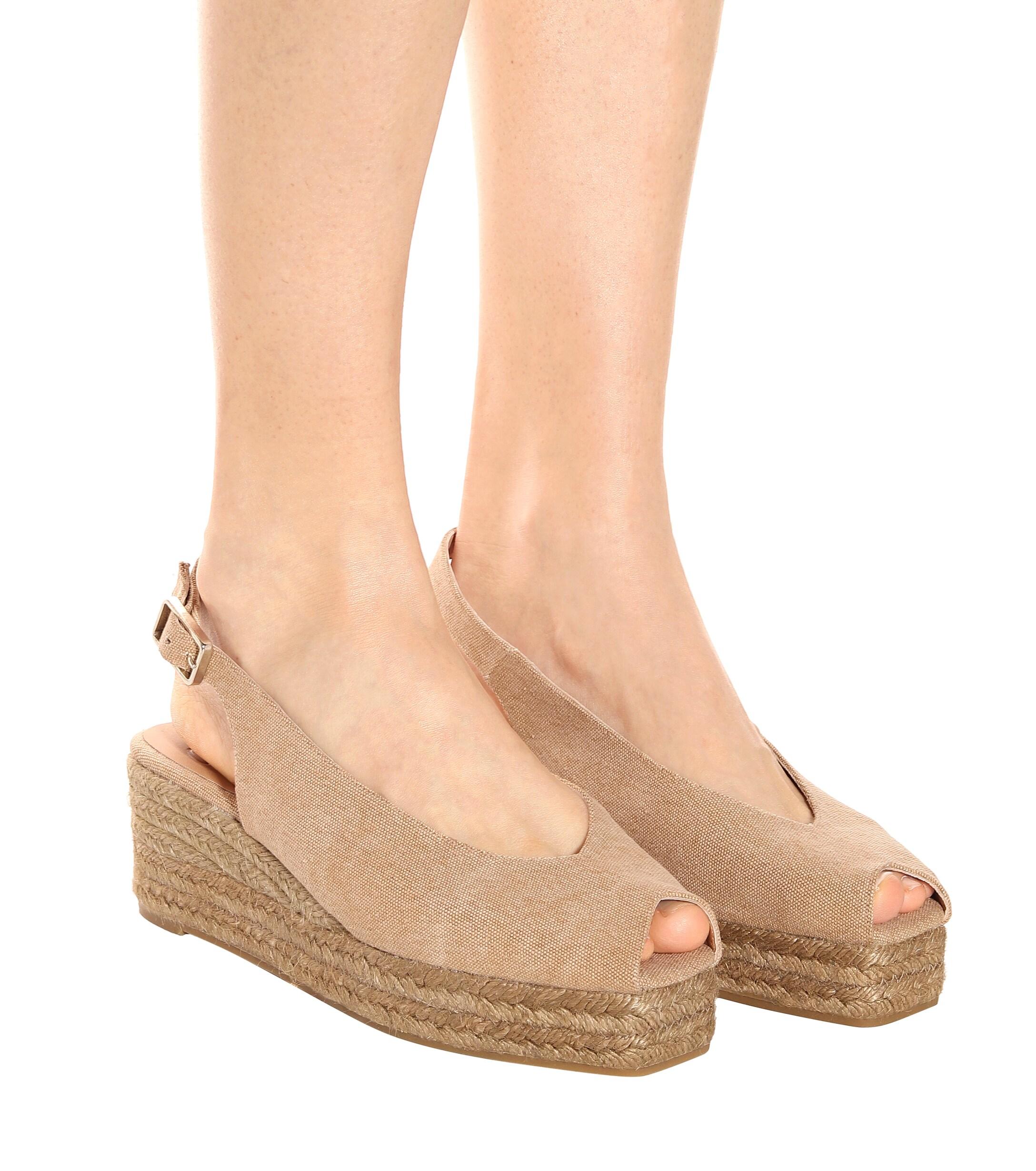 Castaner Dosalia Canvas Wedge Espadrilles in Beige (Natural) - Lyst