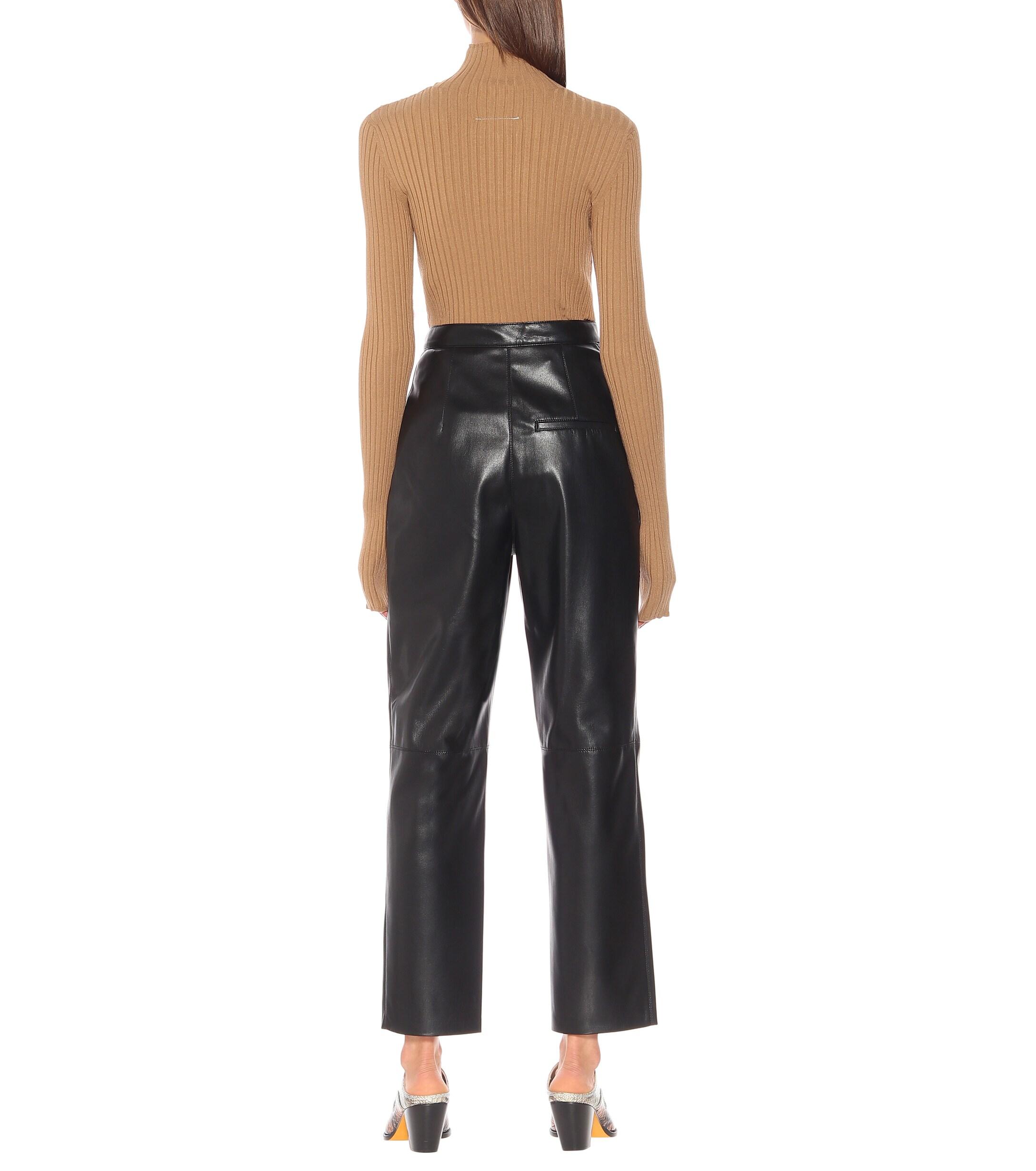 Nanushka faux leather pants Clearance