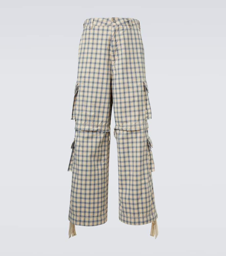 パンツ ERL Printed Cargo Pants / Checker Printed cotton cargo pants in multicoloured - ERL | Mytheresa