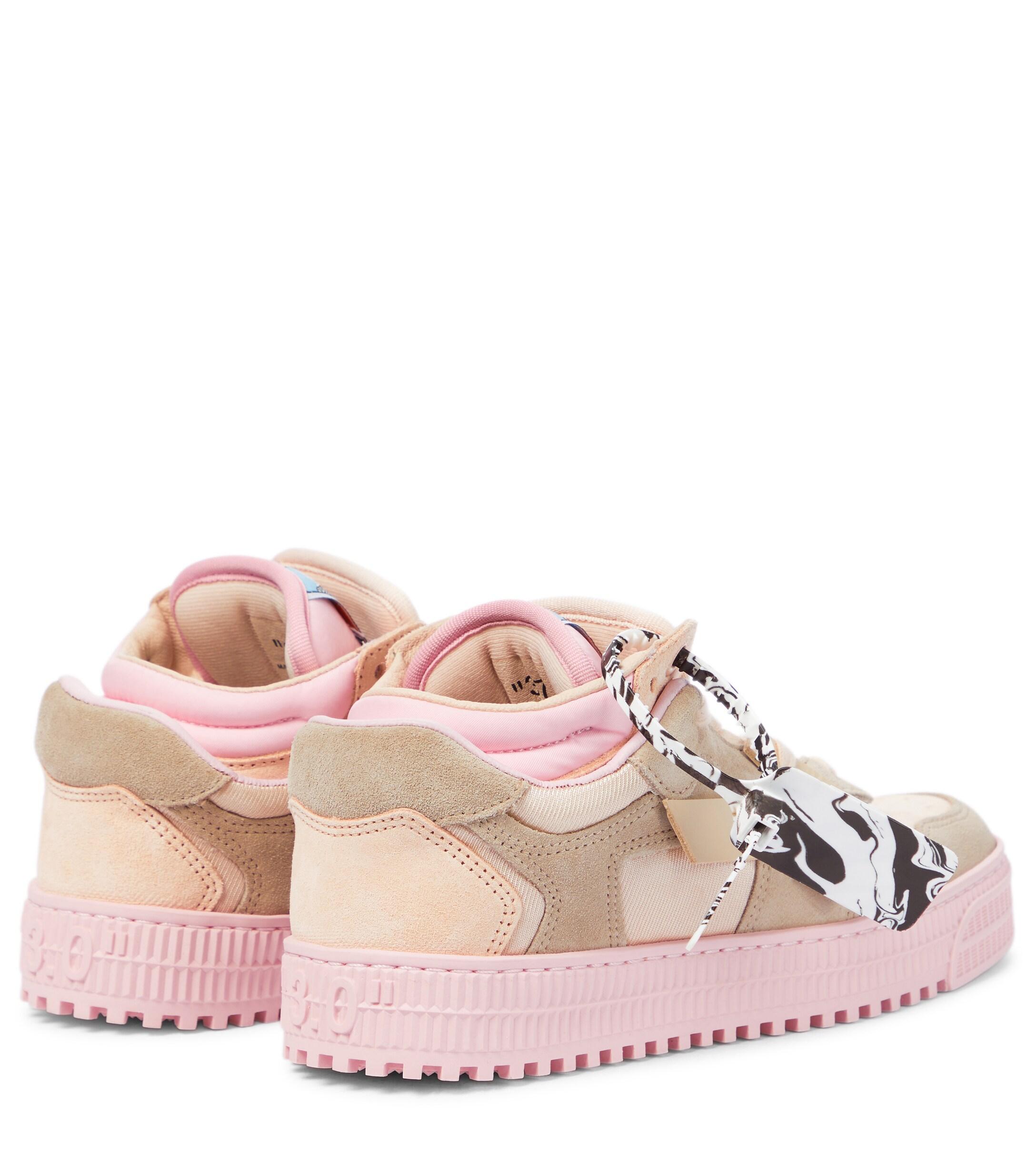 Off-White c/o Virgil Abloh Off-court 3.0 Suede Sneakers in Pink | Lyst