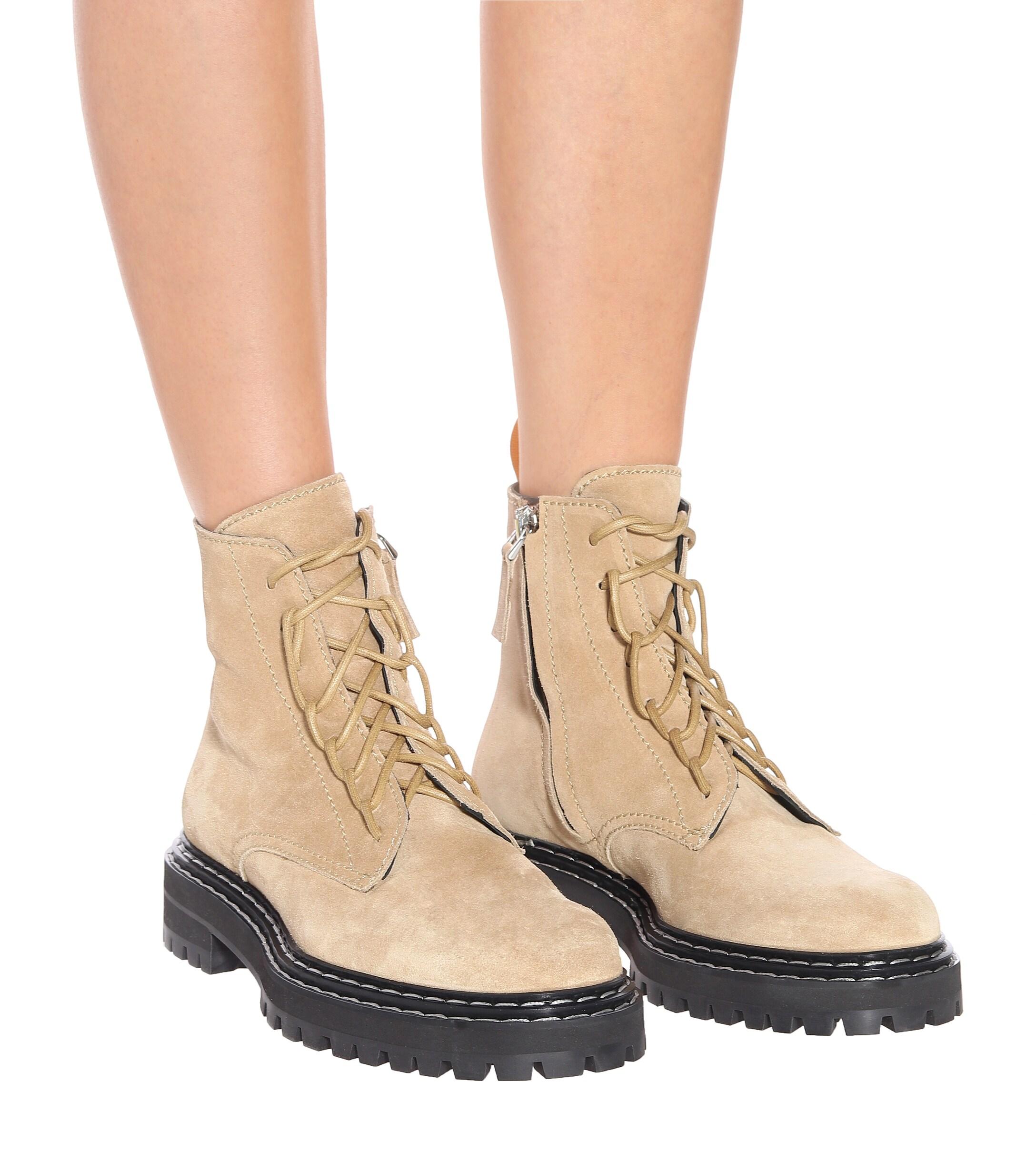 proenza schouler lace up ankle boots