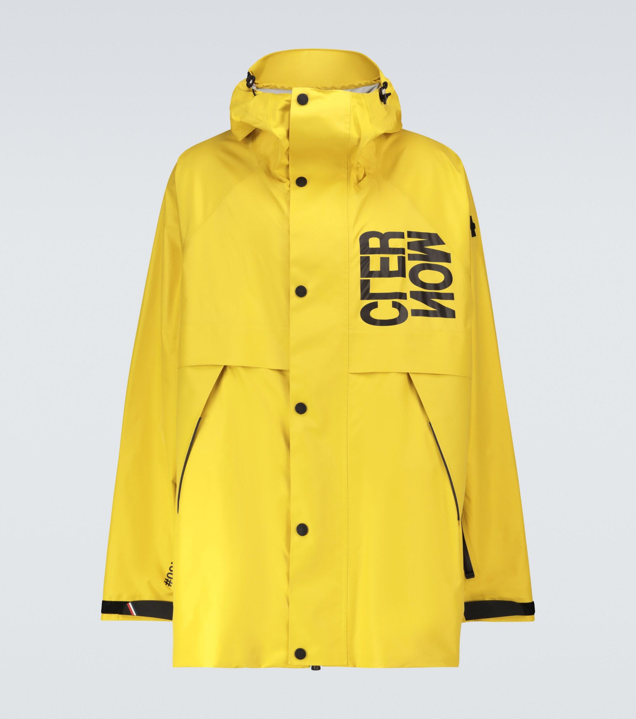 Moncler Genius 3 Moncler Grenoble Verdonne Raincoat in Yellow for Men |  Lyst Australia