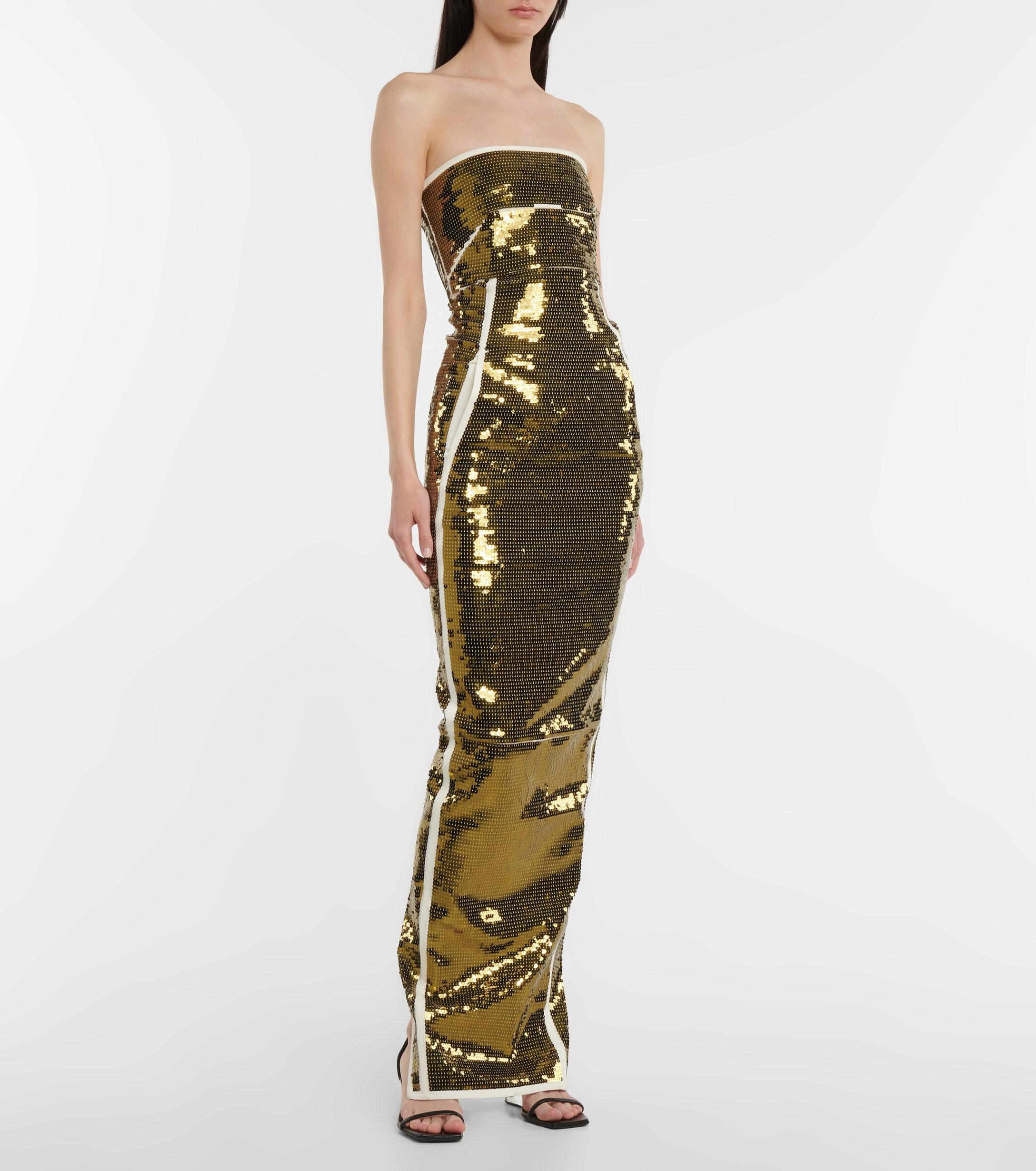 green emerald velvet dress SS20 'TECUATL' SEQUIN SCULPTED DRESS  BURIED DEEP