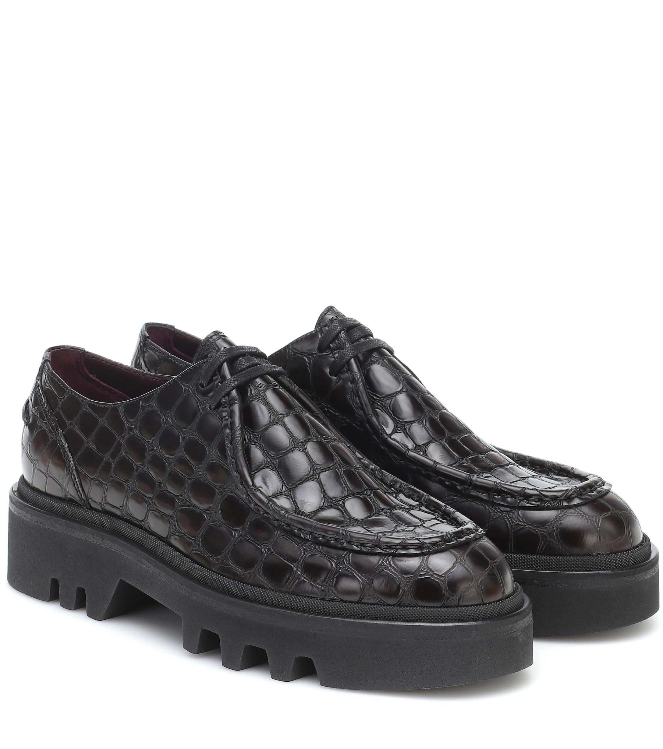 dries van noten crocodile leather shoesメンズ - ドレス/ビジネス