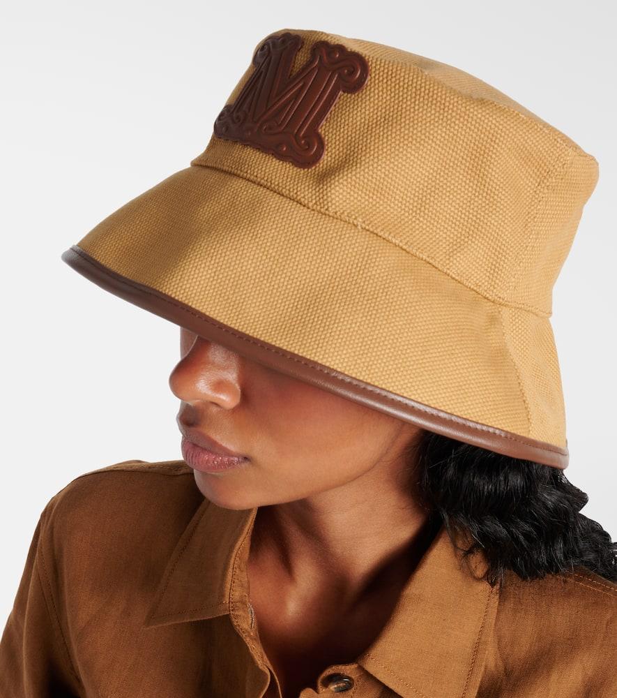 【Max Mara】 Esperia canvas bucket hat Esperia canvas bucket hat in brown - Max Mara | Mytheresa