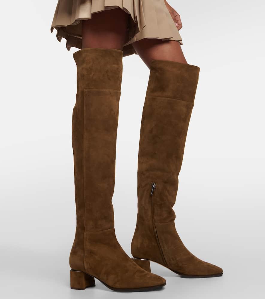 Jimmy Choo Suede Over The Knee Boots Jimmy Choo Giselle Grainy