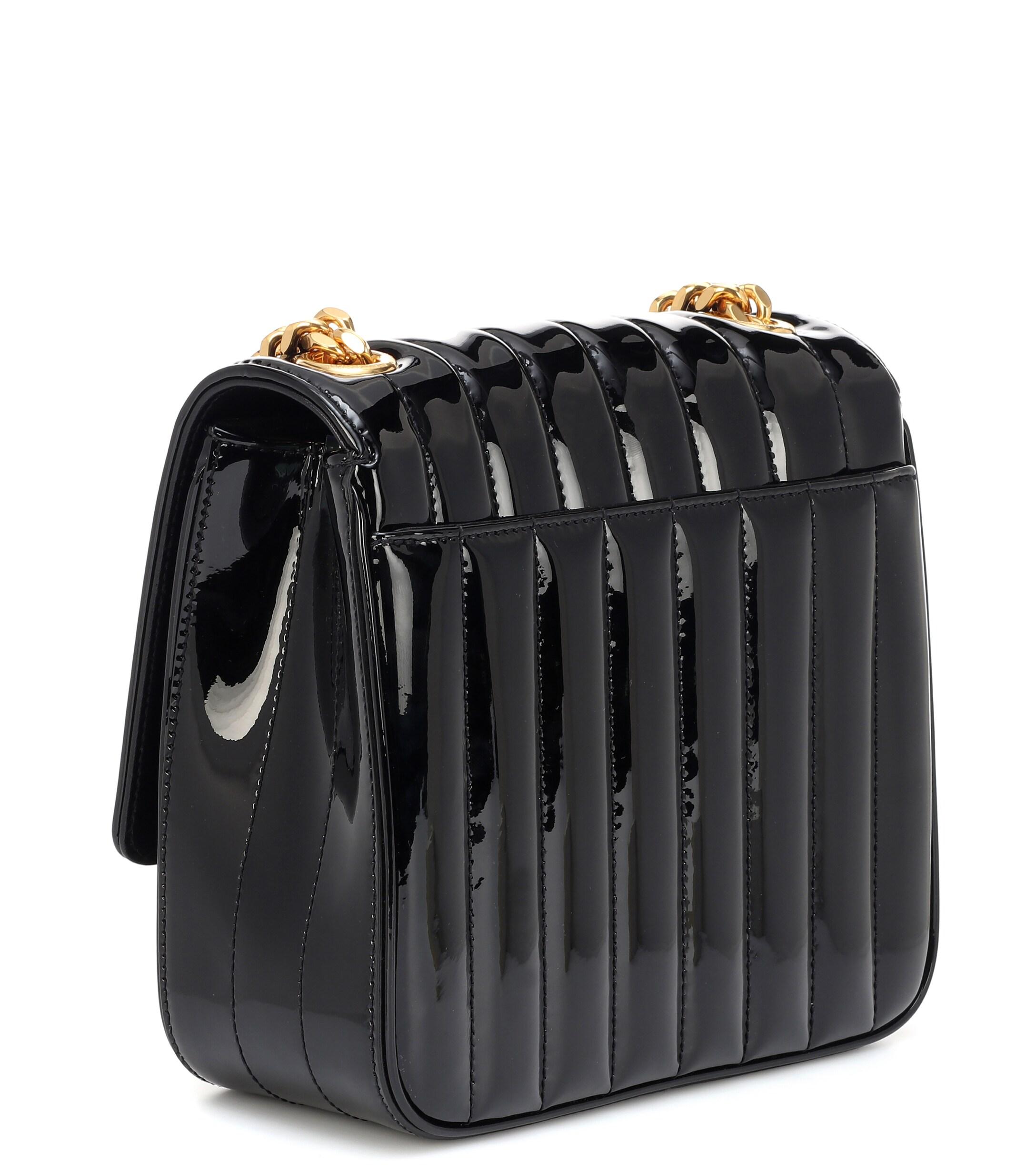 Saint Laurent Vicky Medium Leather Crossbody Bag in Black - Lyst