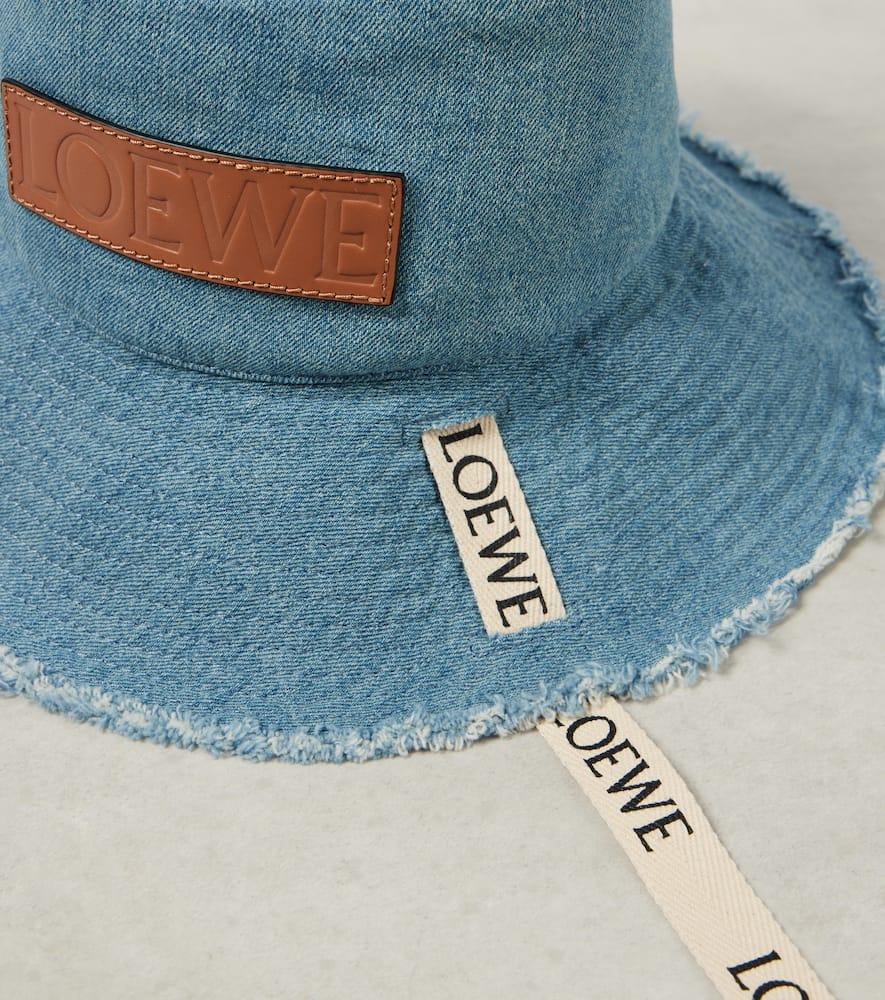 Loewe Paula's Ibiza Fisherman Denim Bucket Hat in Blue | Lyst