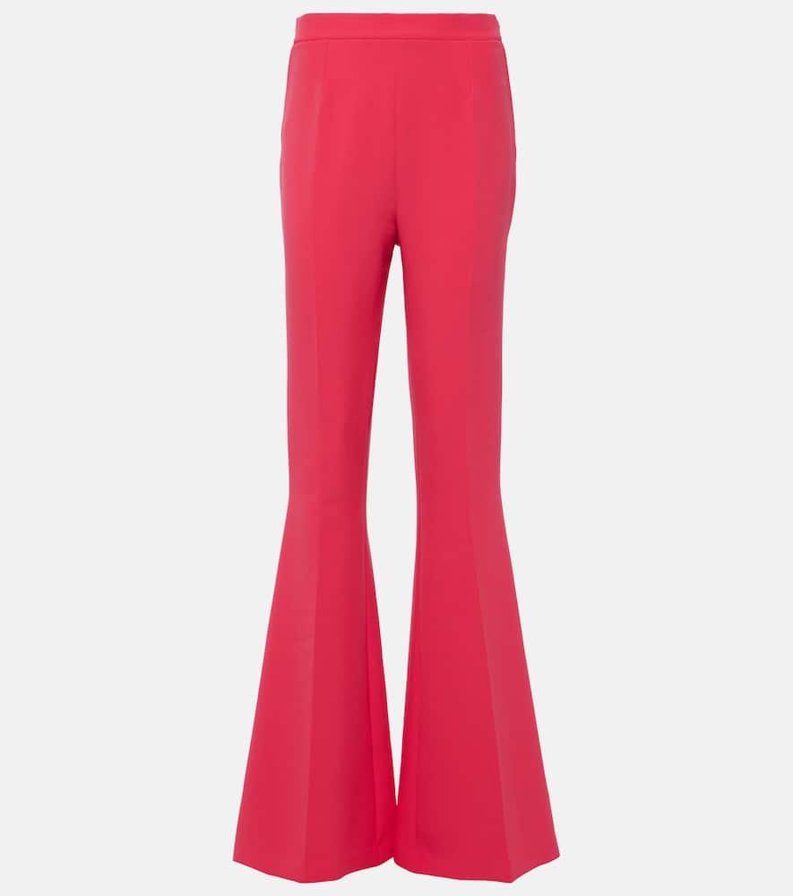 【Safiyaa】 Halluana high-riseフレアパンツ Halluana high-rise flared pants in purple - Safiyaa | Mytheresa