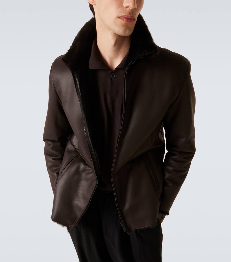 Giorgio Armani Leather jackets for Men | Online Sale up to 60% off