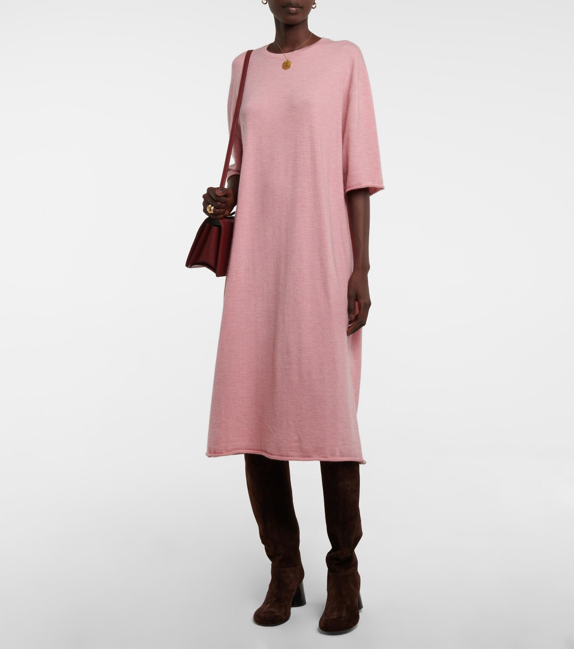 Extreme Cashmere Kaschmir Kleid N° 238 aus einem Kaschmirgemisch in Pink Damen Bekleidung Pullover und Strickwaren Ärmellose Pullover 