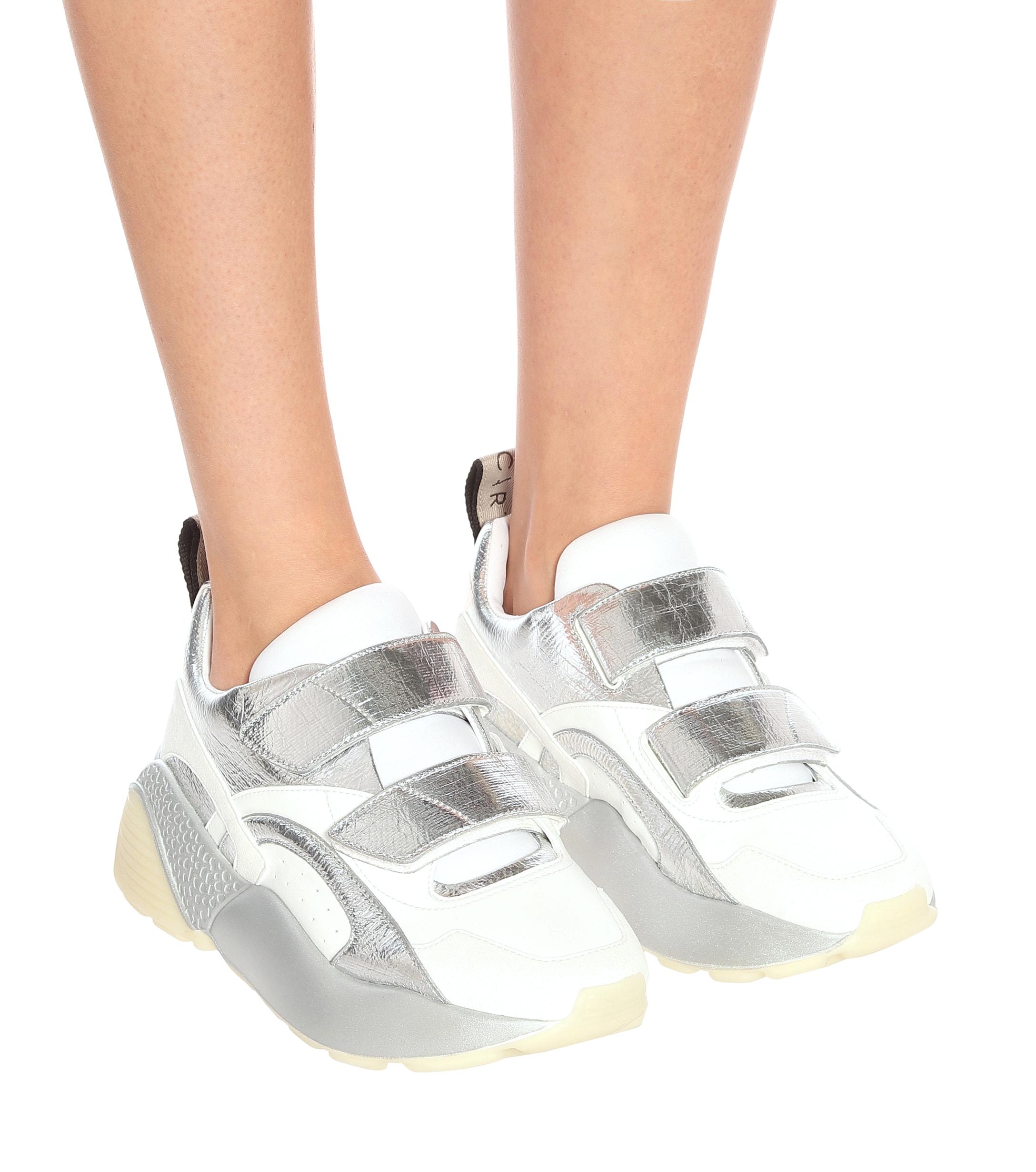 Stella McCartney Eclypse Sneakers in Metallic (White) - Lyst