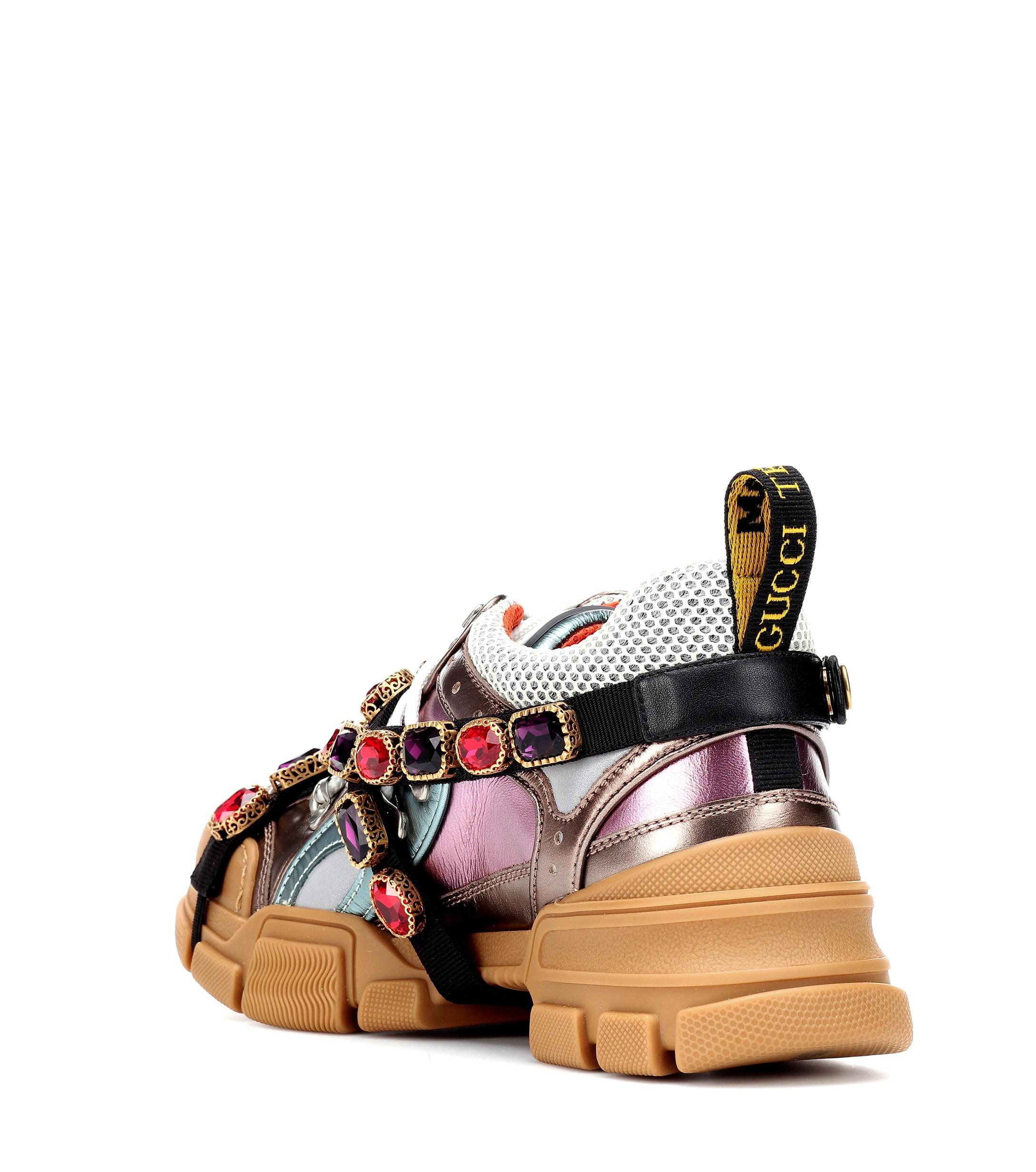 multi color gucci sneakers