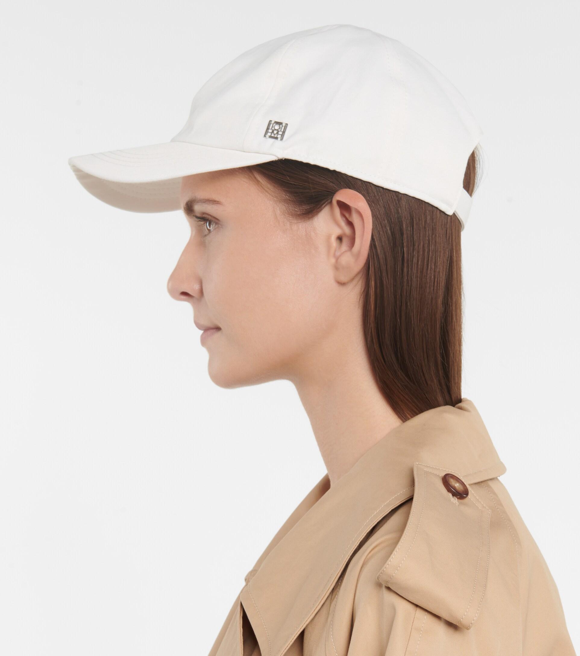 Totême Linen-blend Baseball Cap in 