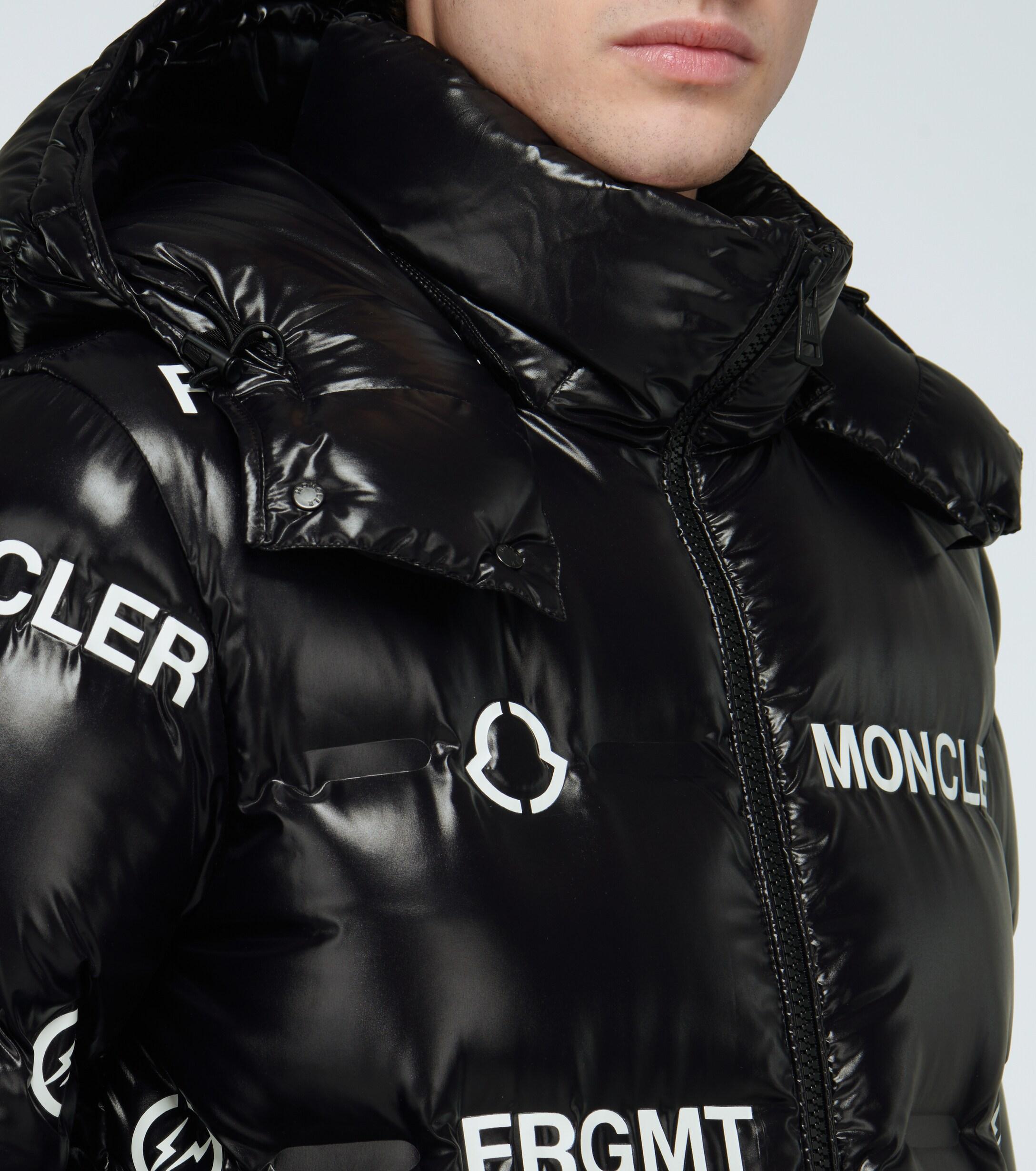 Moncler Genius 7 Moncler Fragment Mayconne Puffer Jacket in Black 