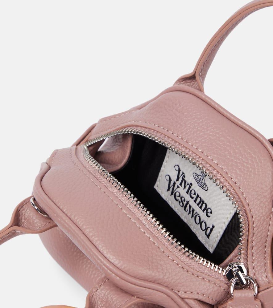 Vivienne Westwood Yasmine Mini Faux Leather Shoulder Bag in